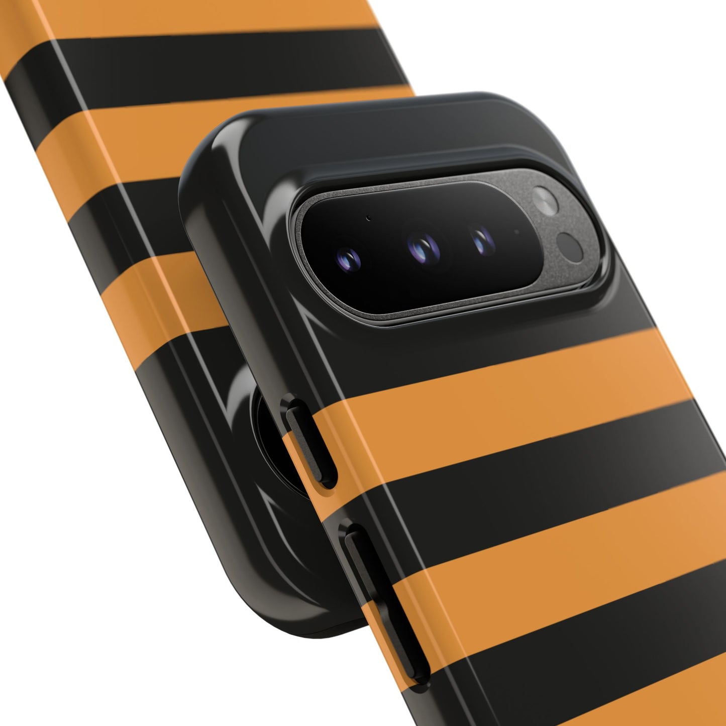 osbina | The Horizon Stripe Case in Black + Orange | The Season Collective