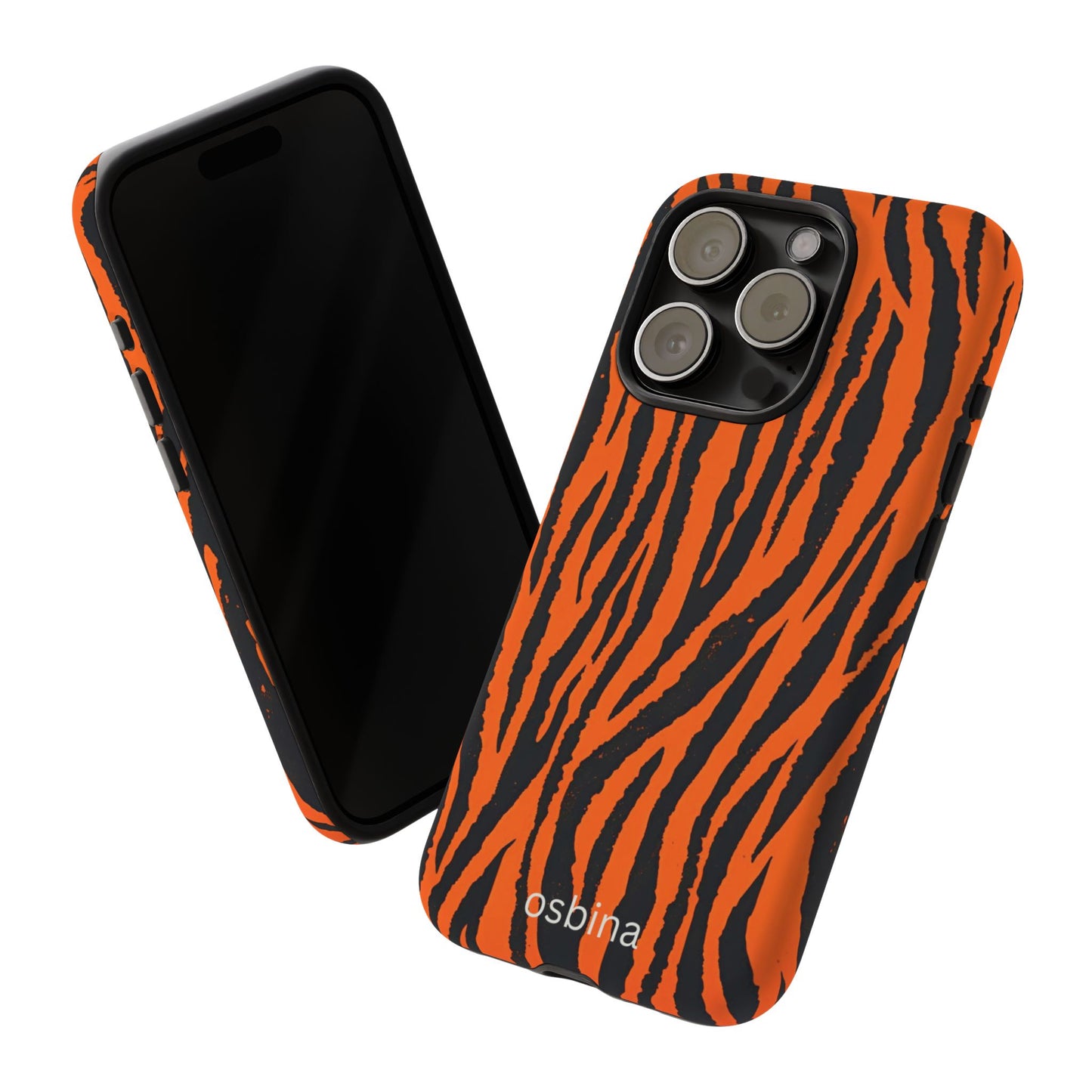 osbina | Tiger, But Make It Chic — The Bengal Stripe Case in Orange + Black | The Season Collective