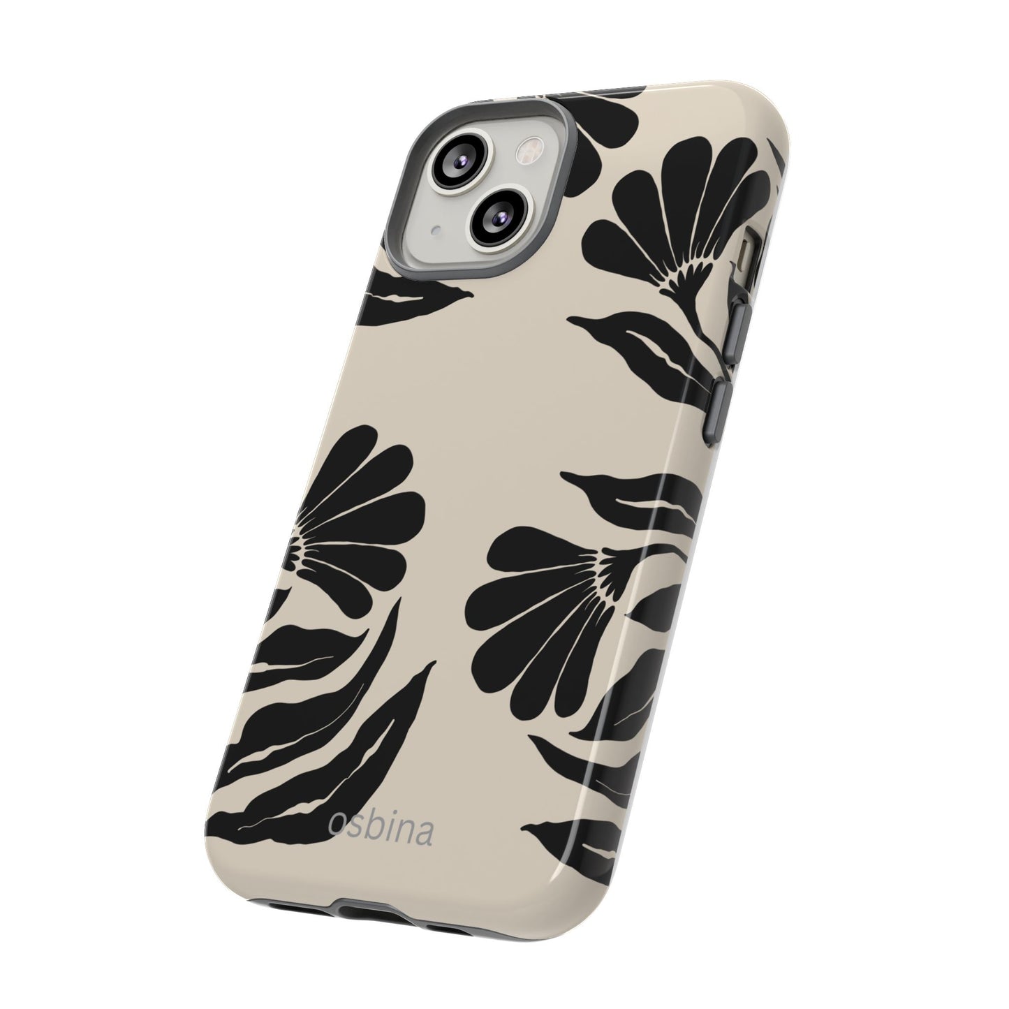 osbina | Obsidian Bloom Flower Phone Case | Modern Muse Collection