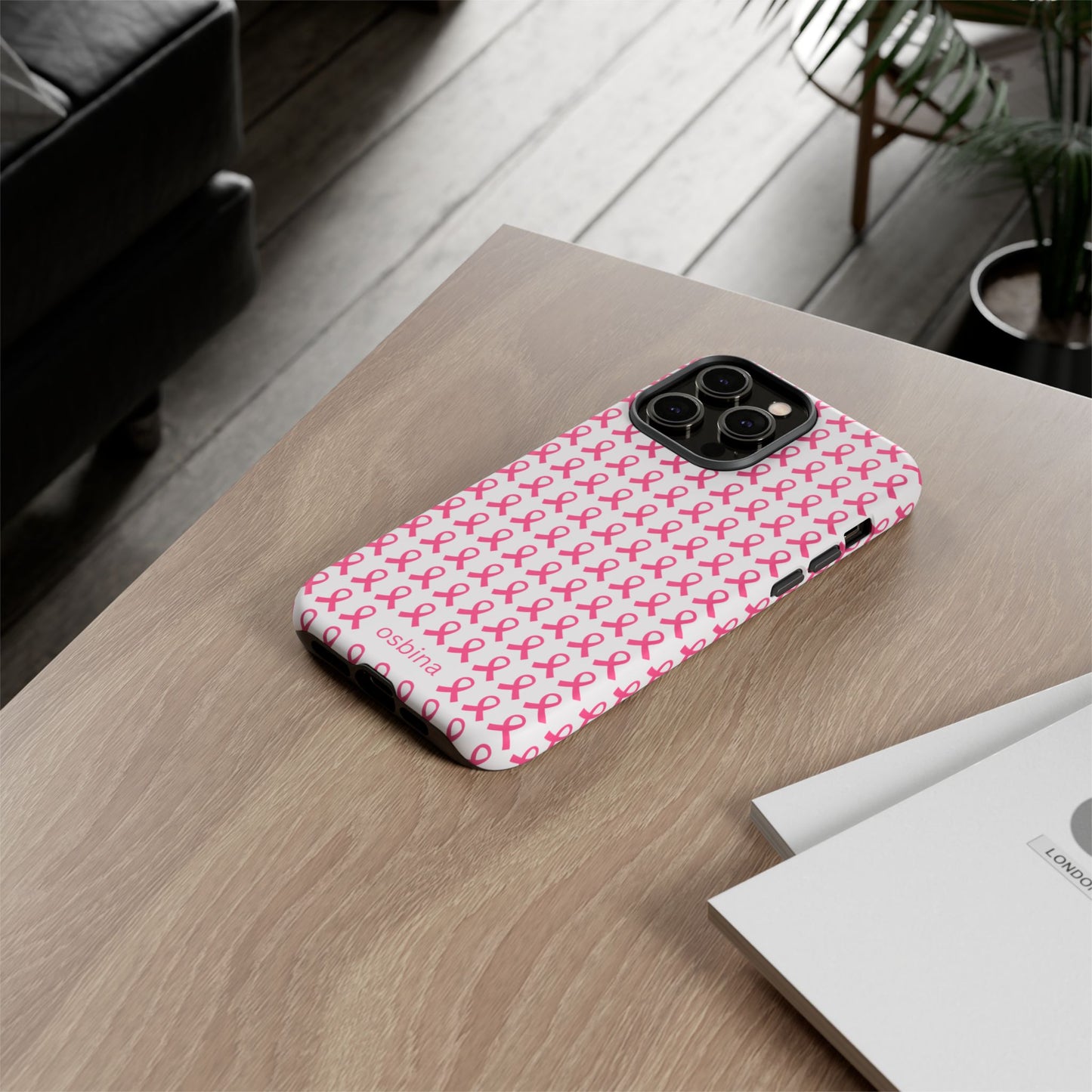 osbina | Limited Edition The Side by Side Pink Ribbon Case in Light Pink + Soft Pink + Hot Pink | The Pink October Collection | Inspired By