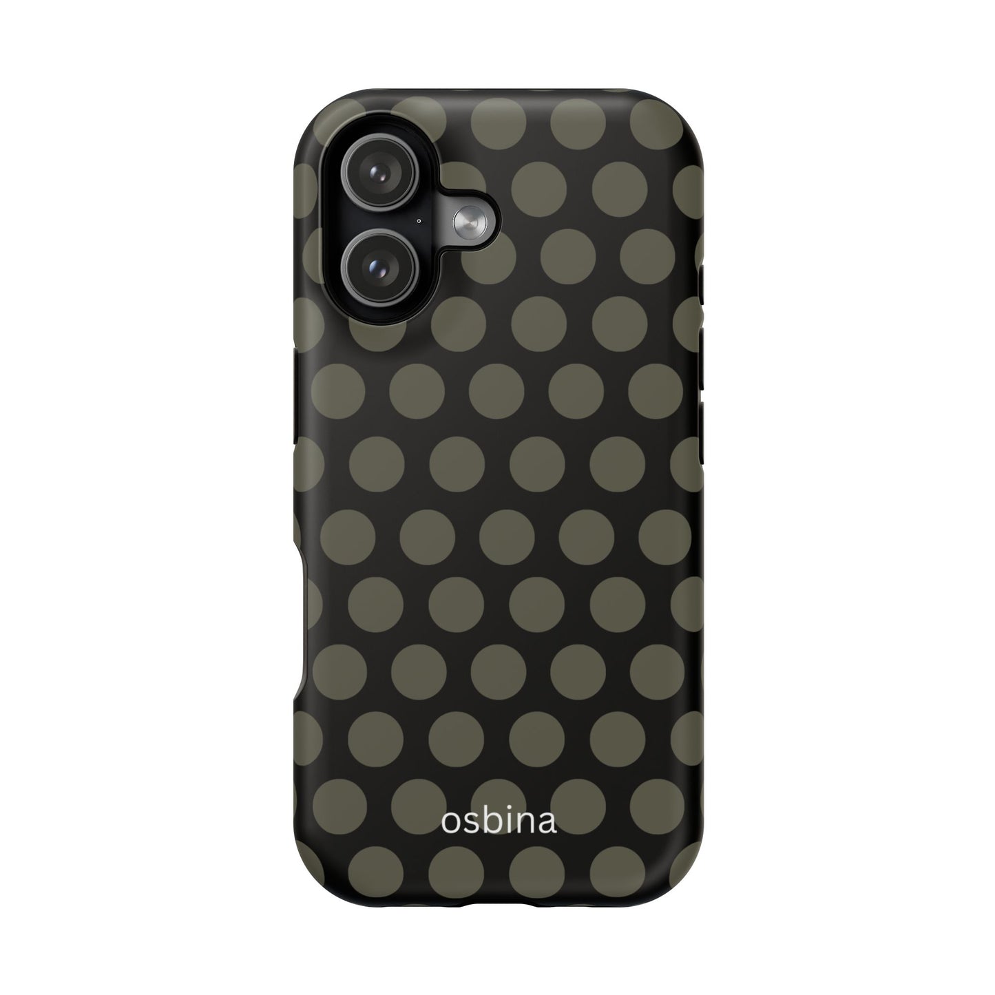 osbina | MagSafe compatible for iPhone | Onyx Chic Phone Case | Modern Muse Collection