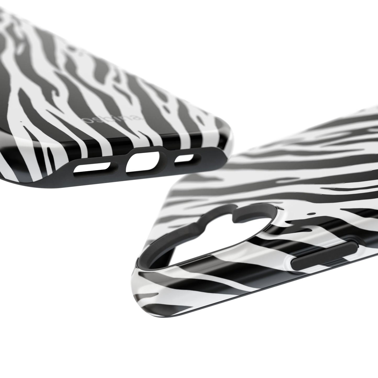 osbina | MagSafe Compatible for iPhone | The Bengal Bold Stripe Case in White + Black | The Season Collective