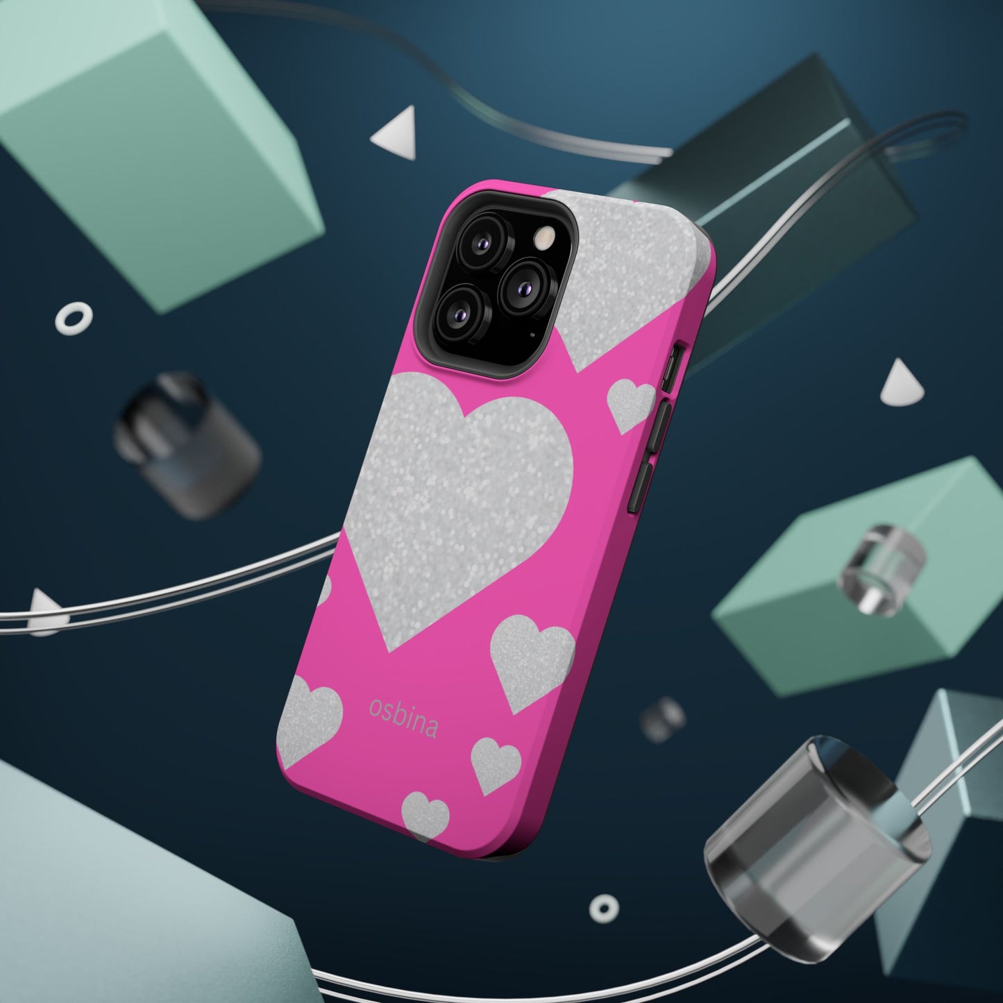 osbina | MagSafe compatible for iPhone | The Shimmering Love Case | YAYOU Collection Supporting Shine Like Sable