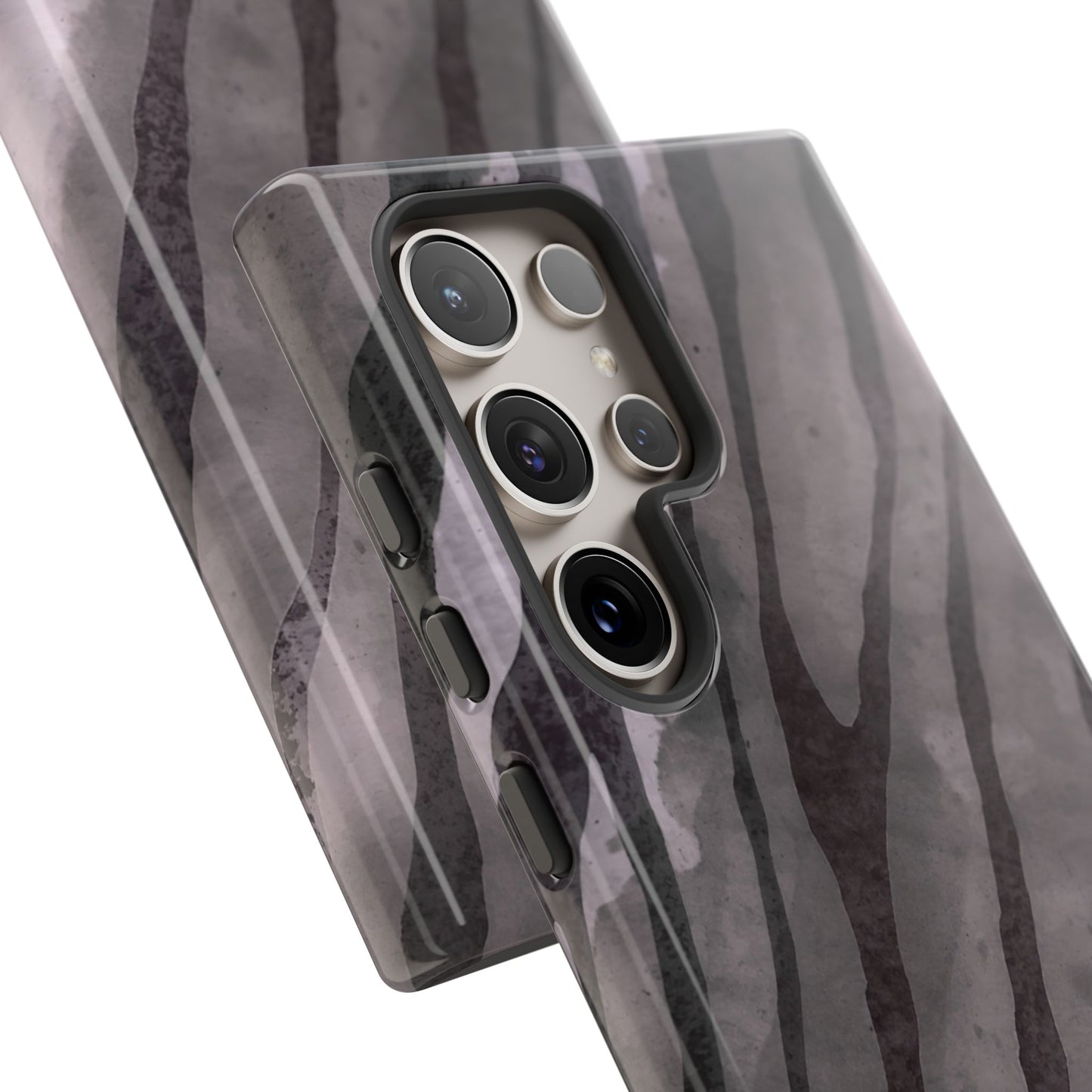 osbina | Stripes on Point — The Muted Gray + Black Tiger Case | The Season Collective