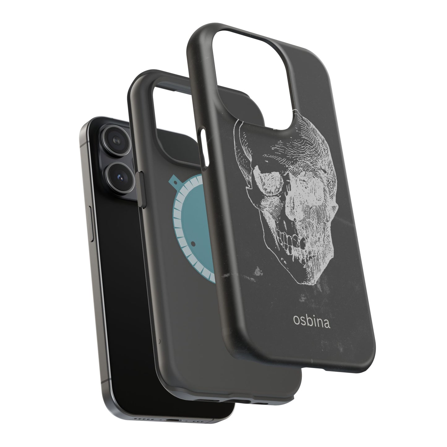 osbina | MagSafe compatible for iPhone | Skull Phone Case | Season Collective Collection