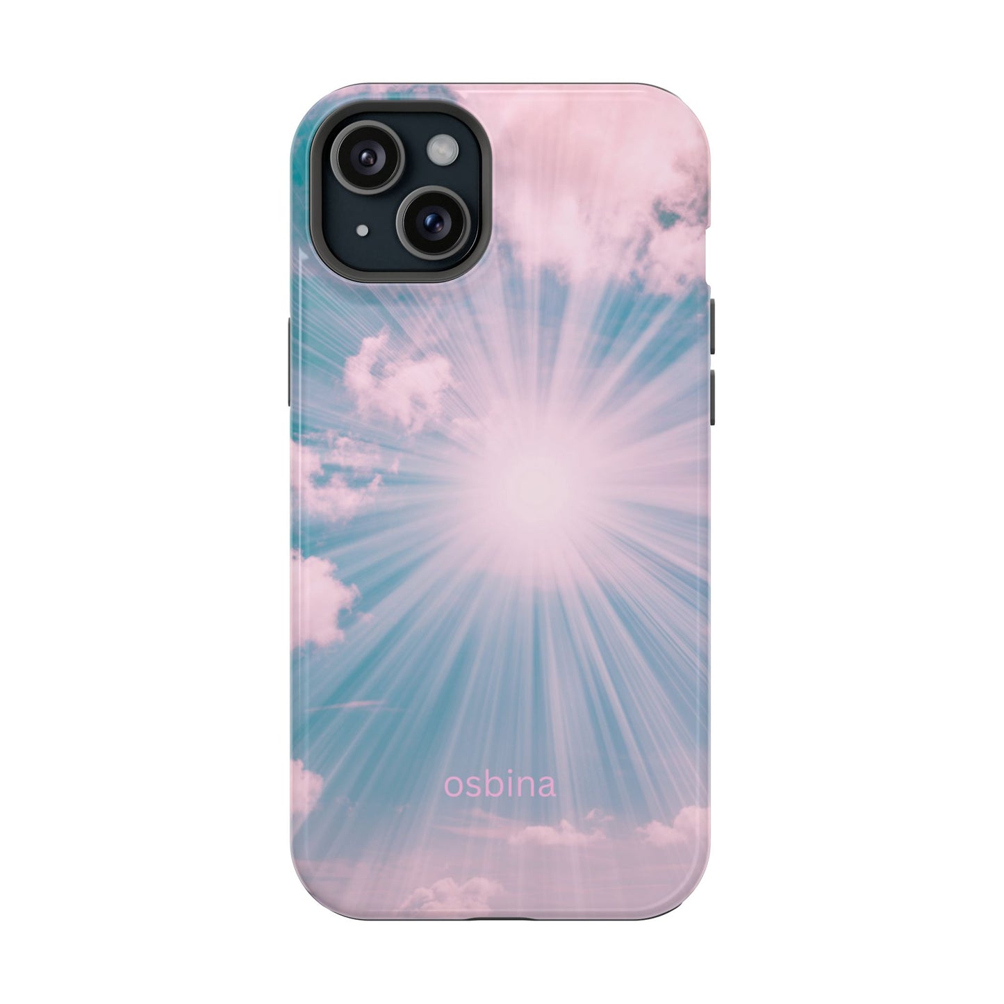 osbina | MagSafe compatible for iPhone | The Sunburst Skies Case | YAYOU Collection Supporting Shine Like Sable