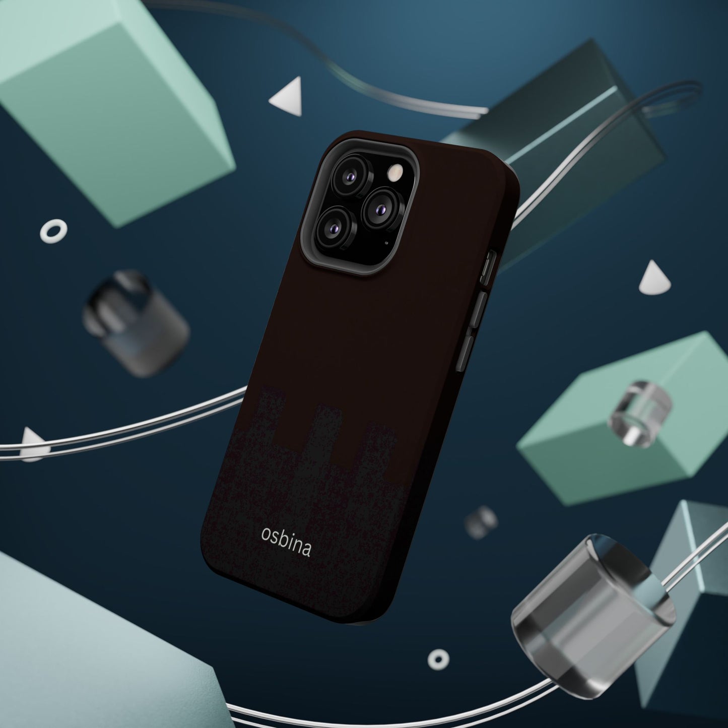 osbina | MagSafe compatible for iPhone | The Onyx Phone Case | Modern Man Collection