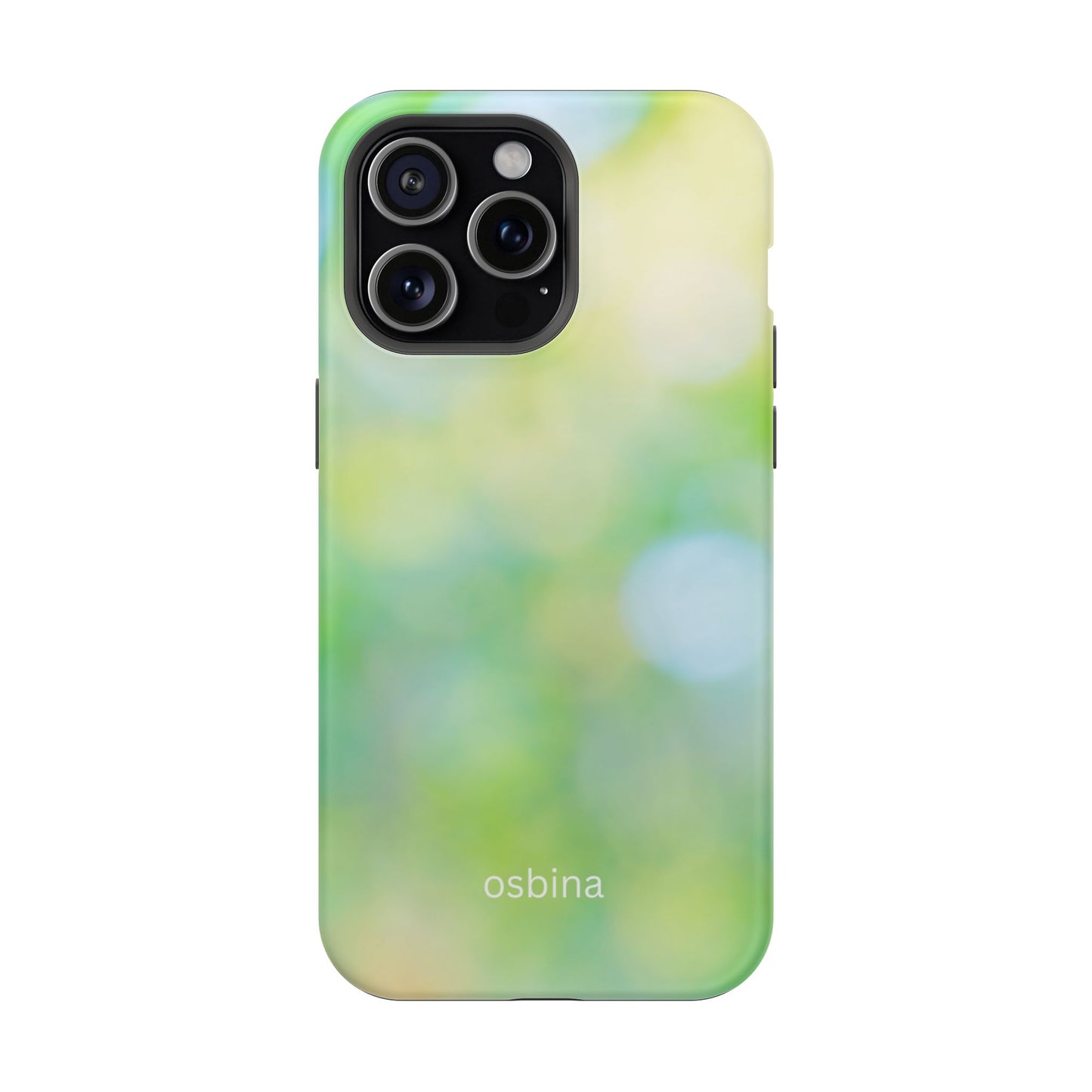 osbina | MagSafe compatible for iPhone | The Veridian Orbs Phone Case | Color Edit Collection