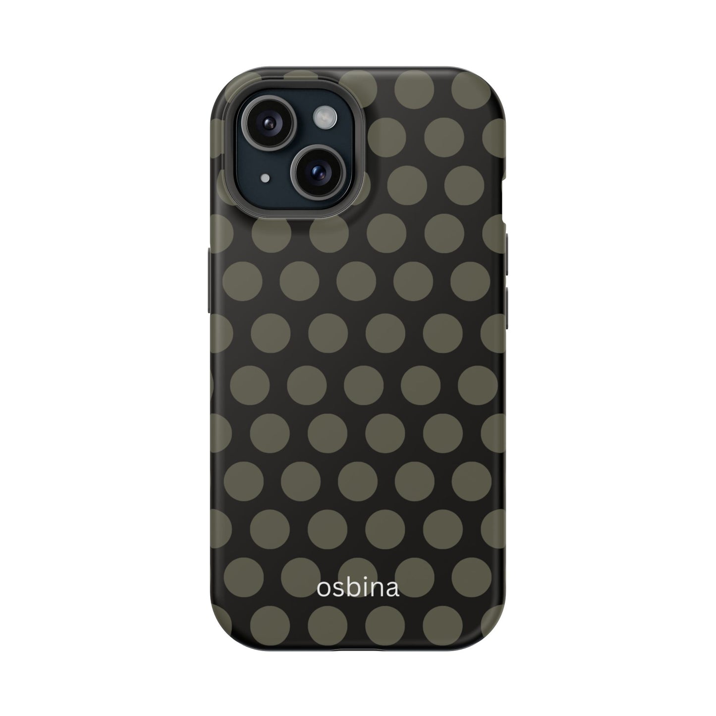 osbina | MagSafe compatible for iPhone | Onyx Chic Phone Case | Modern Muse Collection