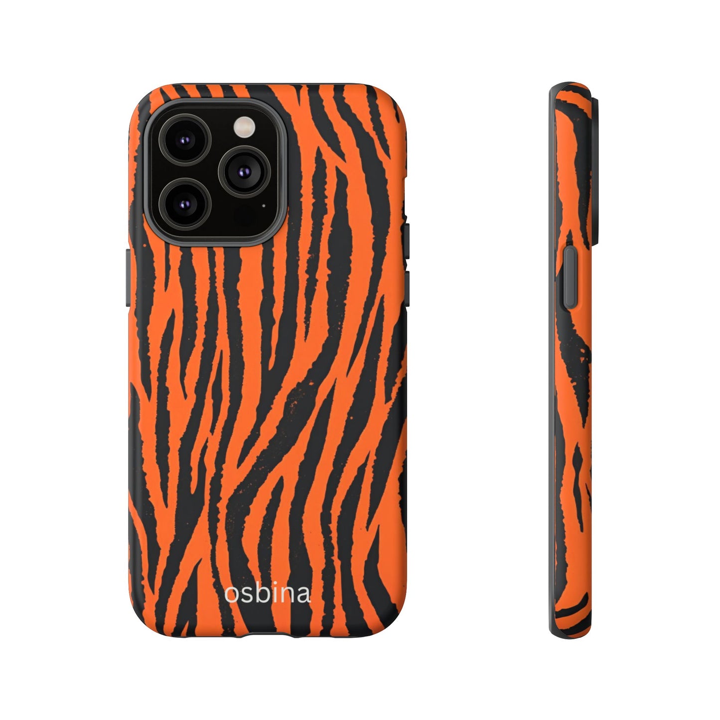 osbina | Tiger, But Make It Chic — The Bengal Stripe Case in Orange + Black | The Season Collective