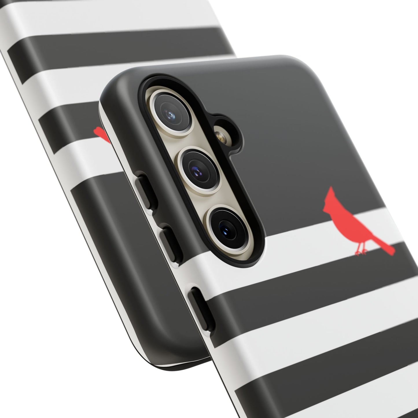 osbina | Redbird Edition Thinking of You Phone Case Black & White Stripe | Inspired By Collection