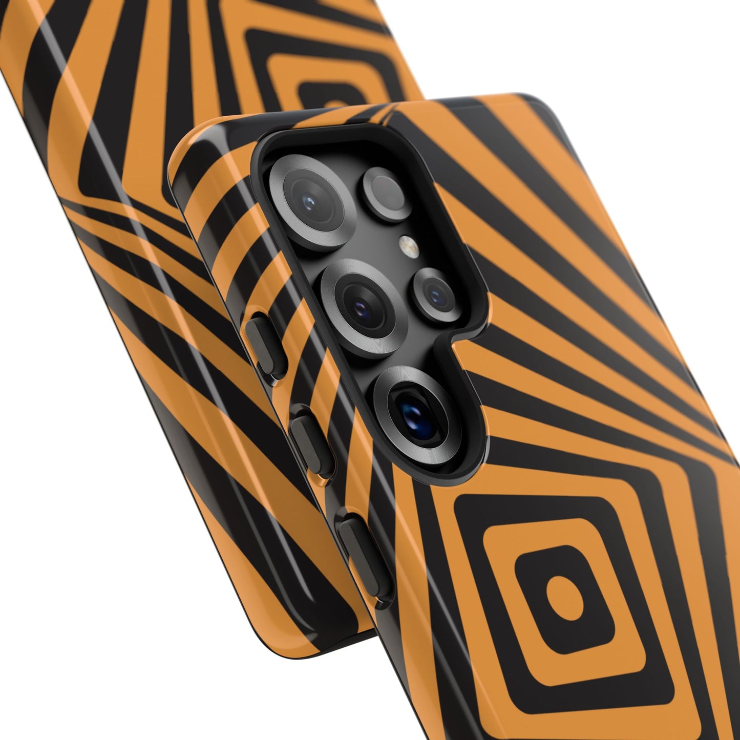 osbina | Step Into the Zone — The Orange + Black Spiral Case | The Season Collective