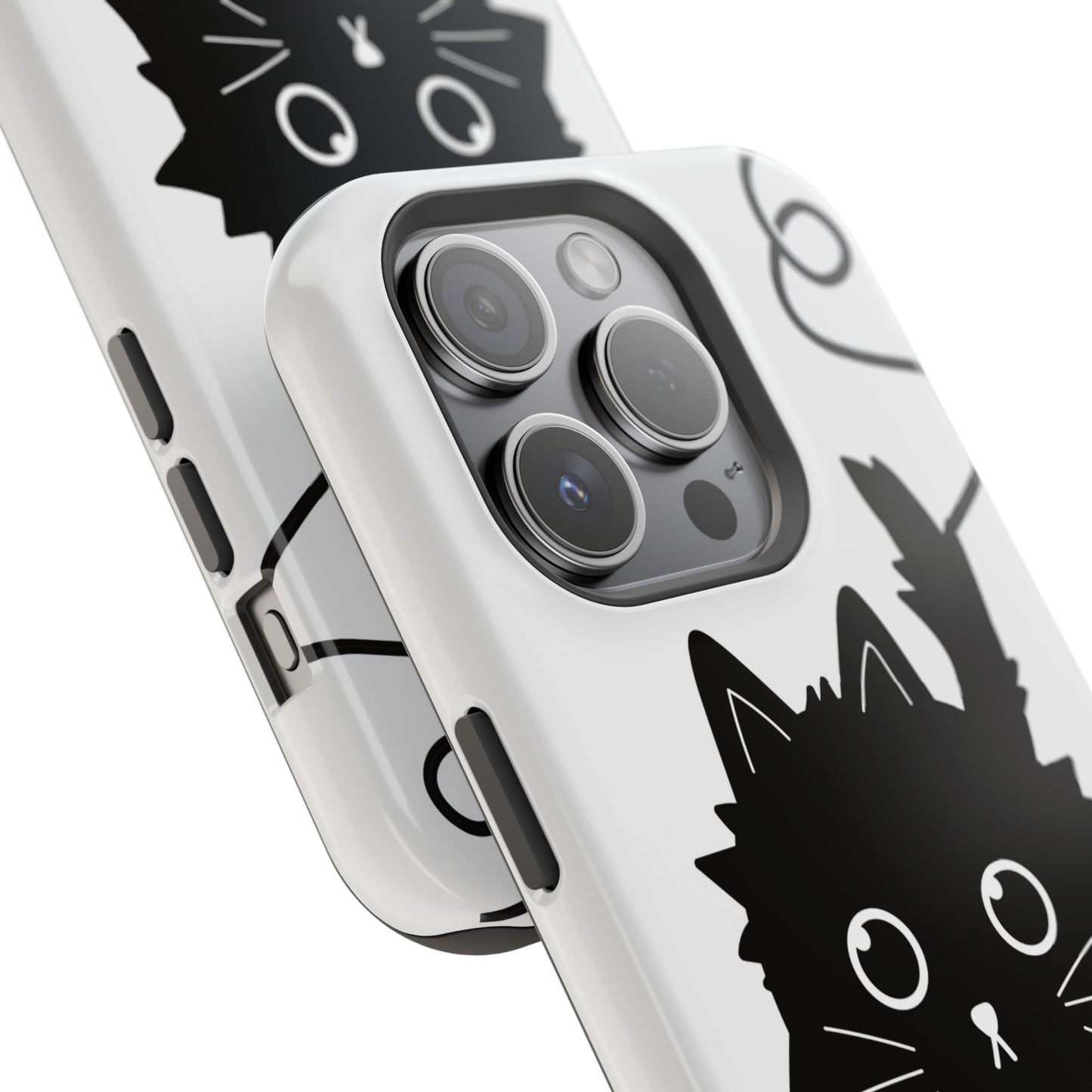 osbina | MagSafe compatible for iPhone | Midnight Couture Cat Phone Case | Season Collective Collection