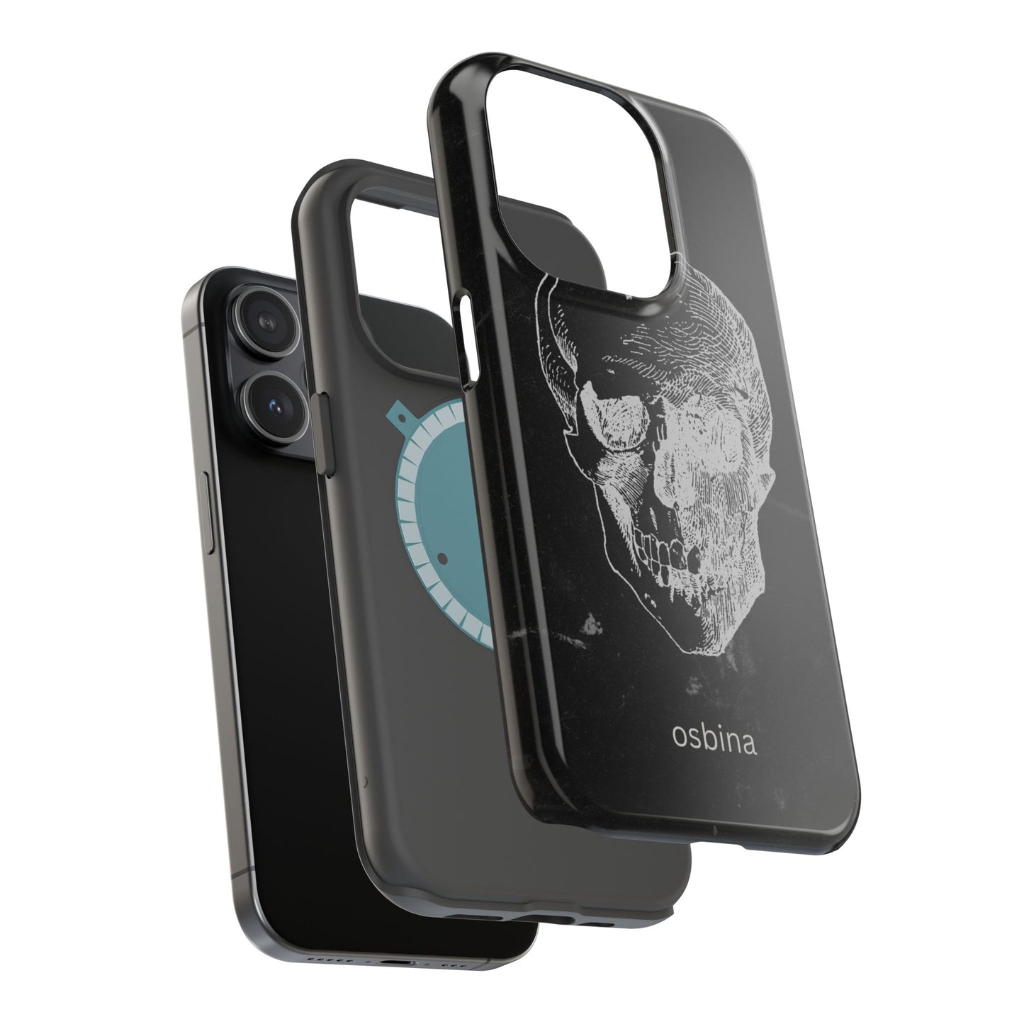 osbina | MagSafe compatible for iPhone | Skull Phone Case | Season Collective Collection