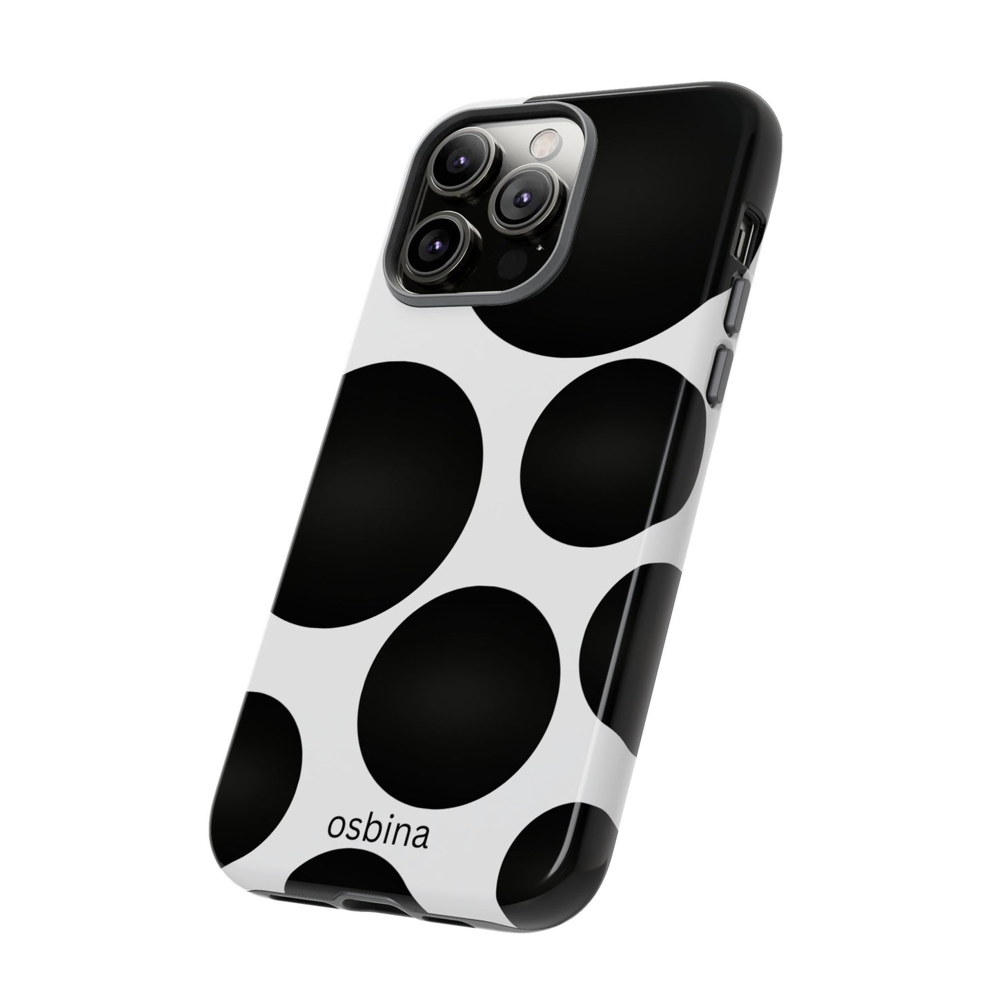 osbina | The Noir Bubbles Phone Case | Modern Muse Collection