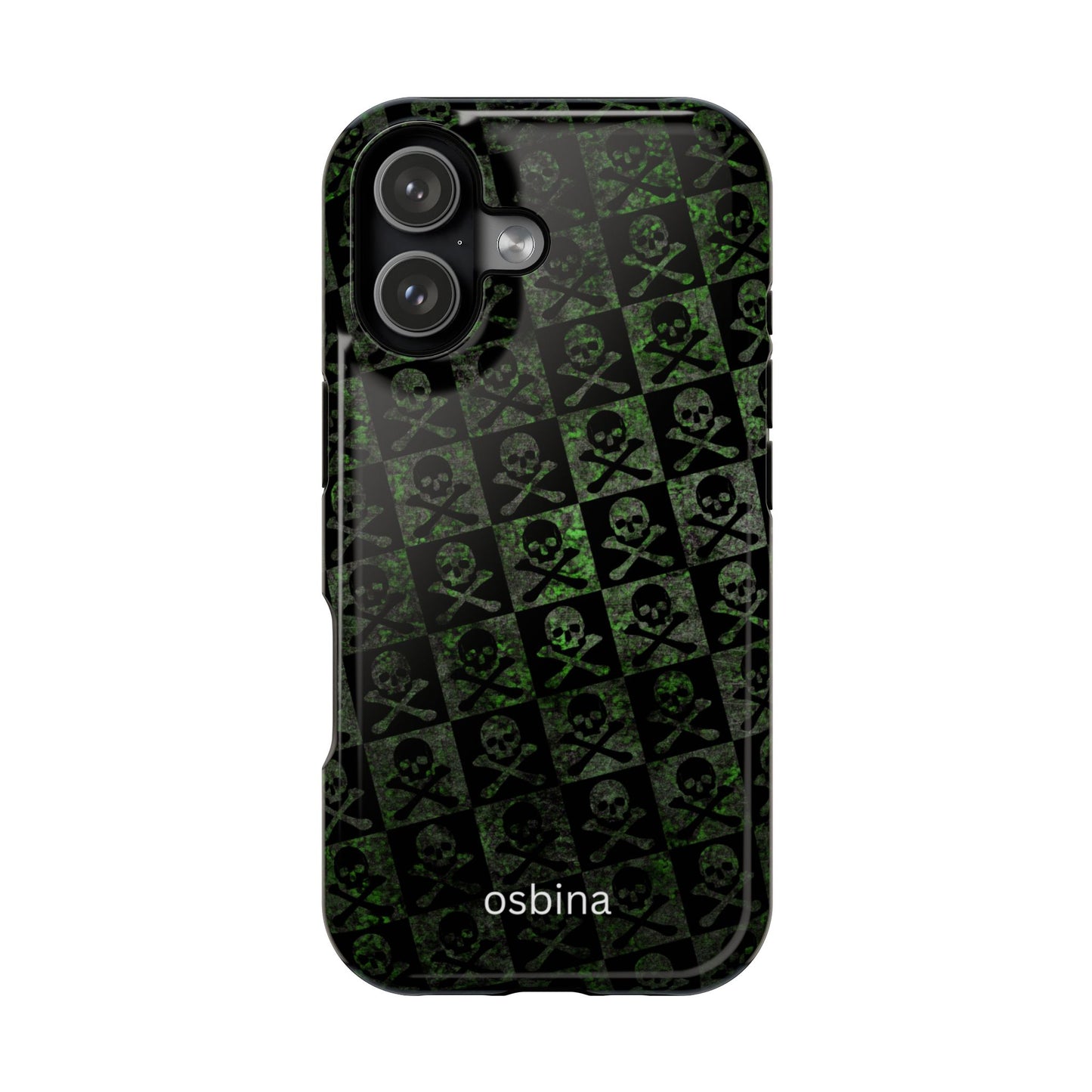 osbina | MagSafe compatible for iPhone | Skull & Crossbones Phone Case | Season Collective Collection