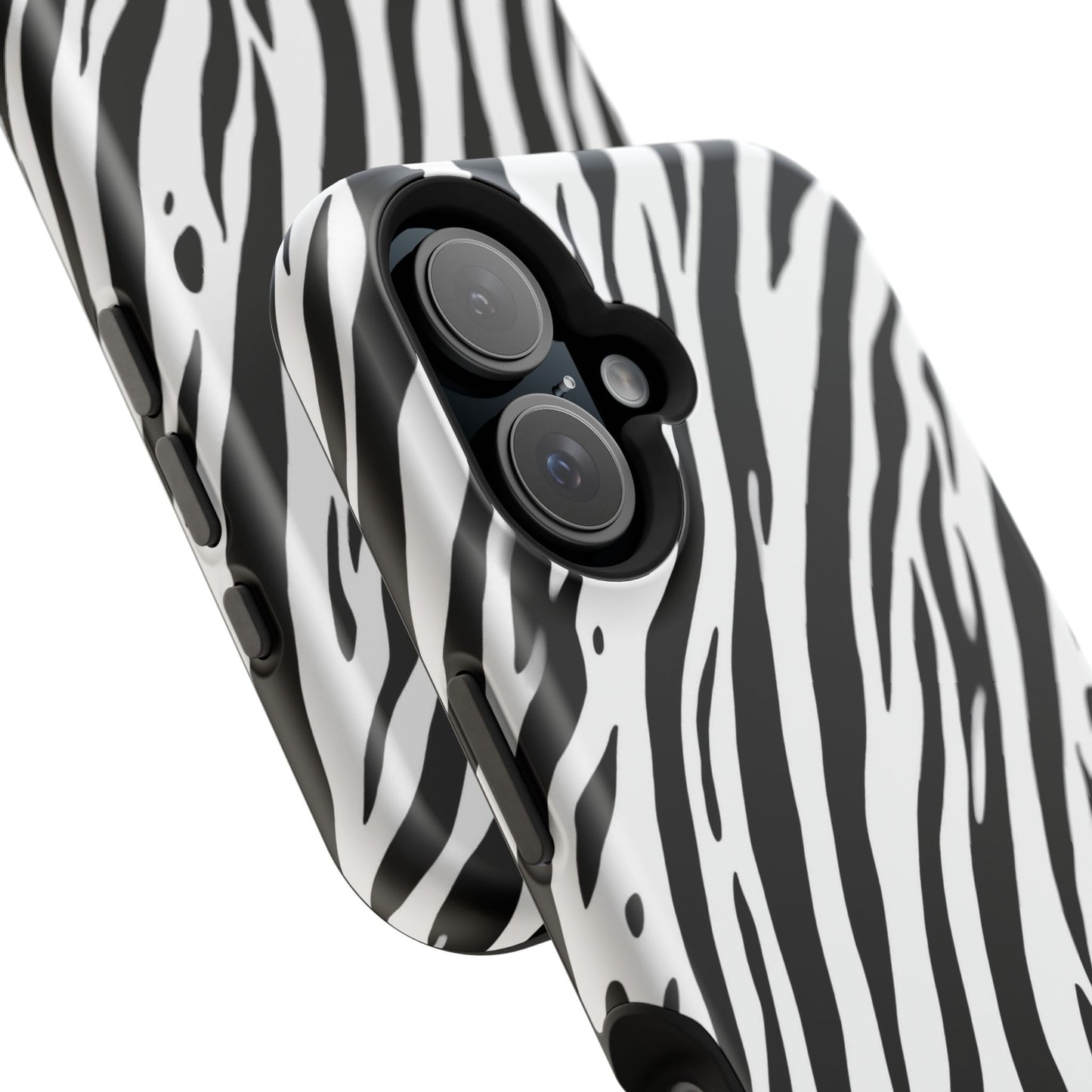 osbina | MagSafe Compatible for iPhone | The Bengal Bold Stripe Case in White + Black | The Season Collective