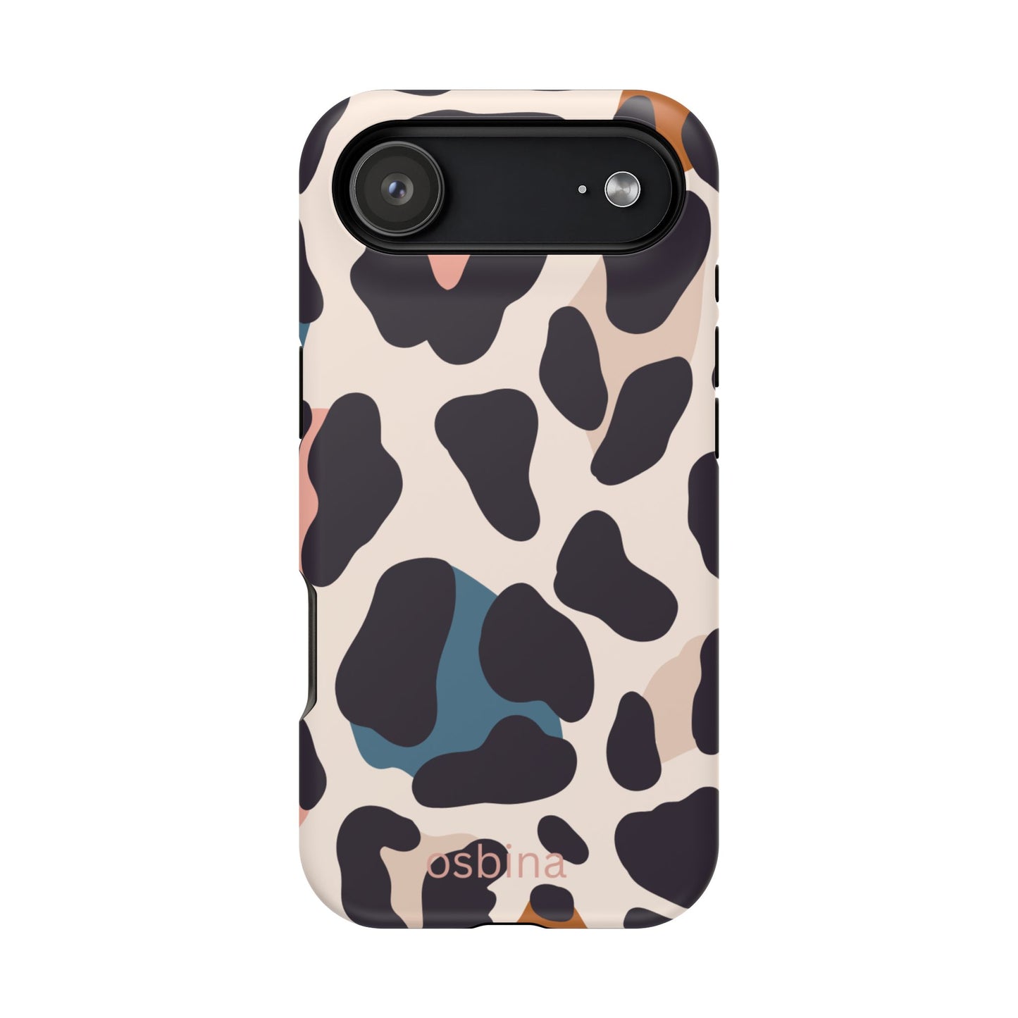 osbina | MagSafe compatible for iPhone | Leopard Luxe Color Pop Leopard Print Phone Case | Modern Muse Collection