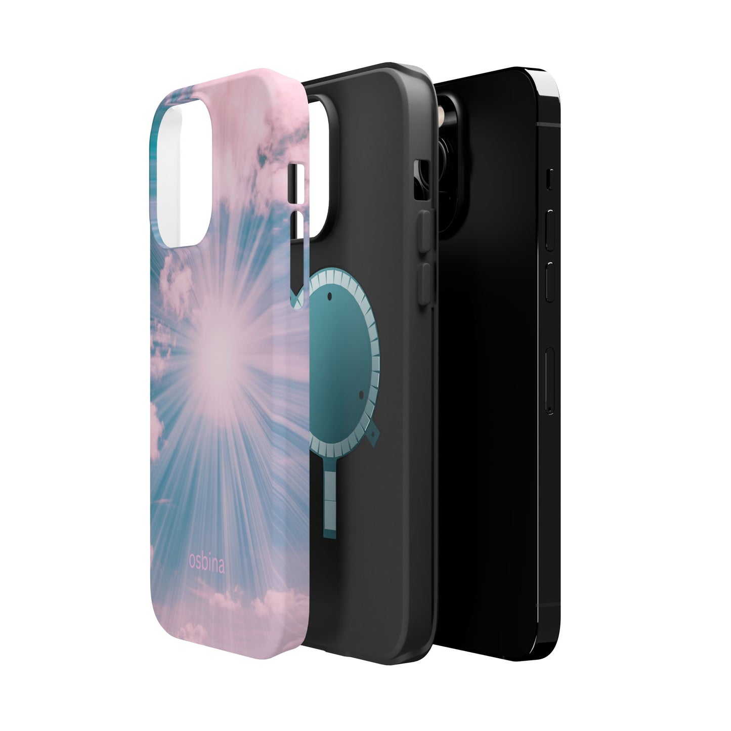 osbina | MagSafe compatible for iPhone | The Sunburst Skies Case | YAYOU Collection Supporting Shine Like Sable