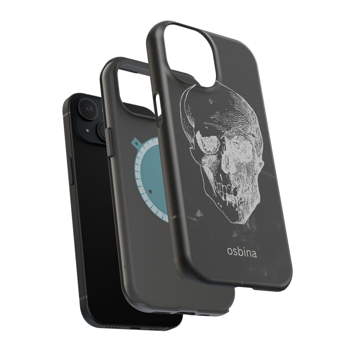 osbina | MagSafe compatible for iPhone | Skull Phone Case | Season Collective Collection