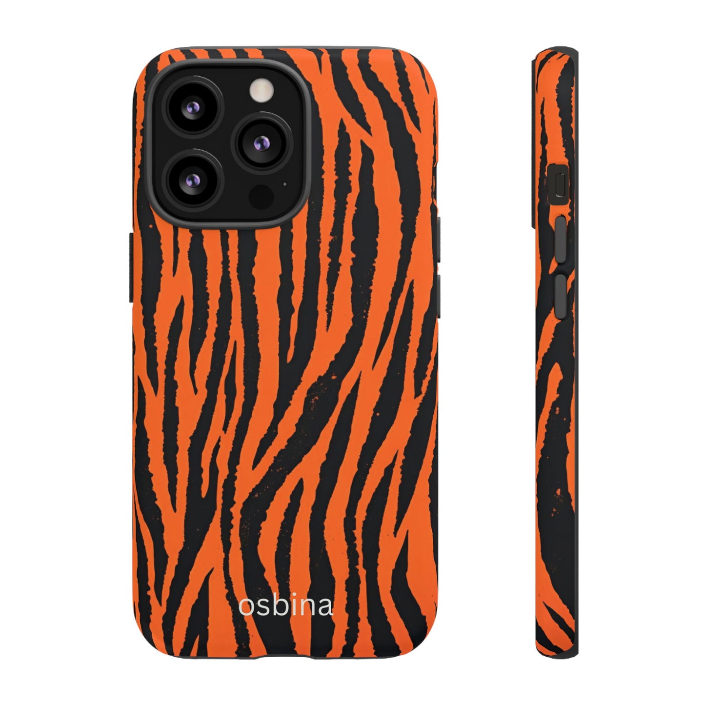 osbina | Tiger, But Make It Chic — The Bengal Stripe Case in Orange + Black | The Season Collective