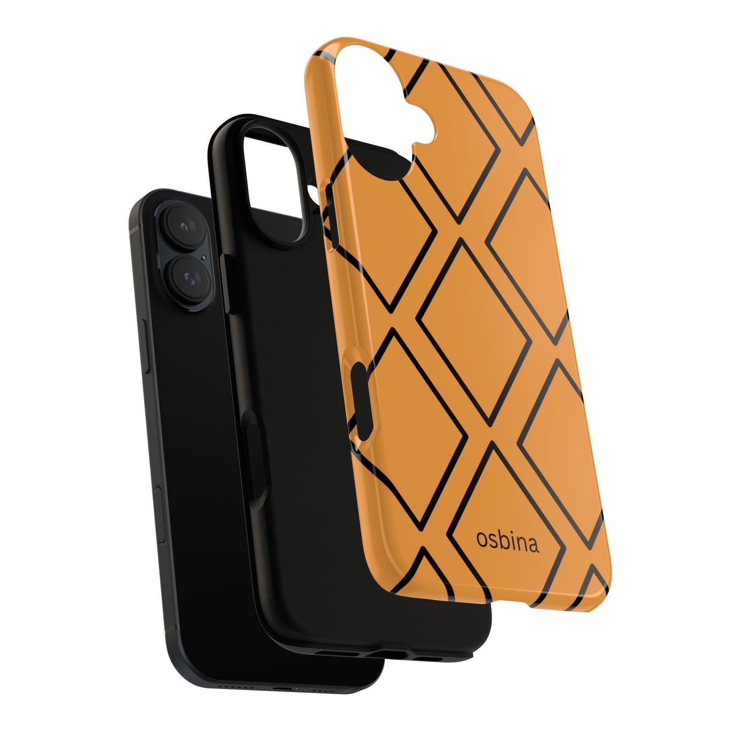 osbina | Diamonds Are Your Phone’s Best Friend — The Orange + Black Diamond Case | The Season Collective