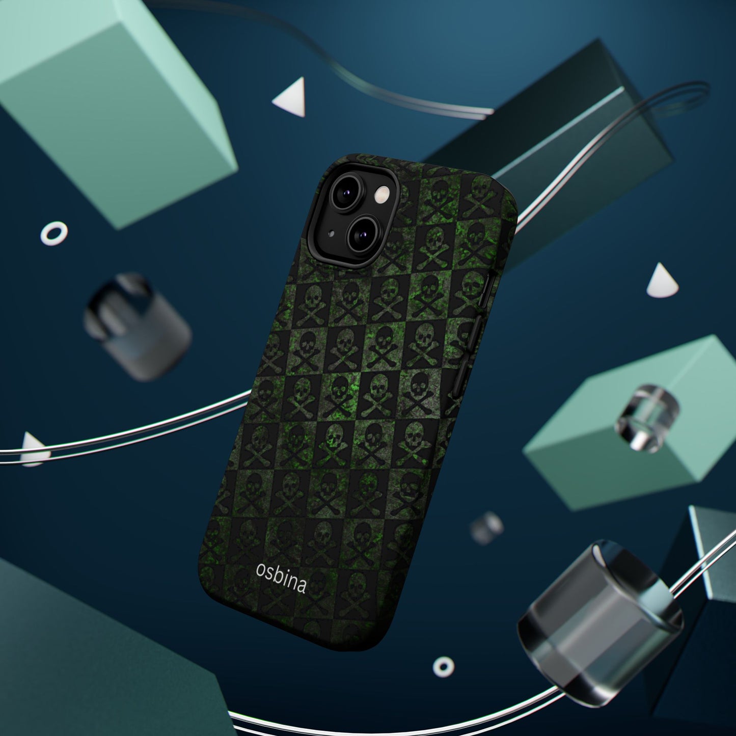 osbina | MagSafe compatible for iPhone | Skull & Crossbones Phone Case | Season Collective Collection