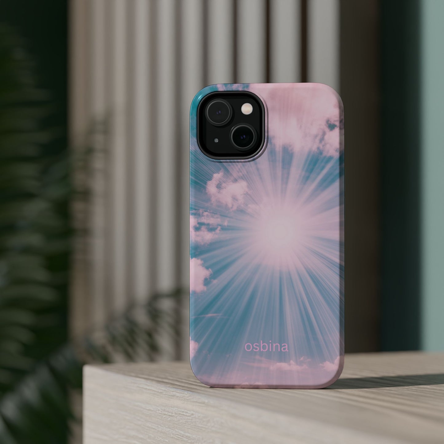 osbina | MagSafe compatible for iPhone | The Sunburst Skies Case | YAYOU Collection Supporting Shine Like Sable