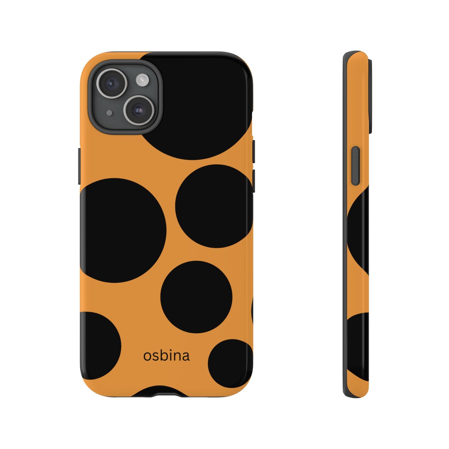 osbina | The Bubble Statement Case in Orange + Black | The Season Collective