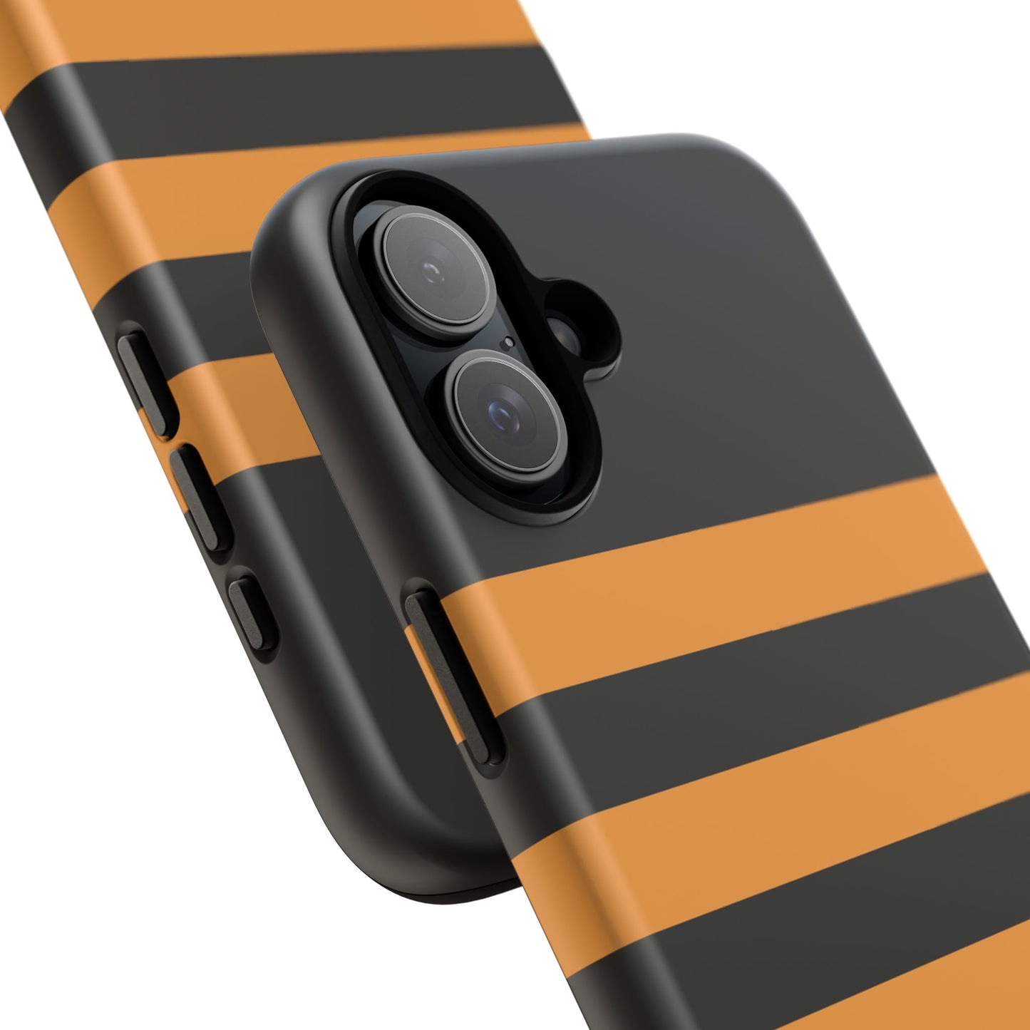 osbina | The Horizon Stripe Case in Black + Orange | The Season Collective