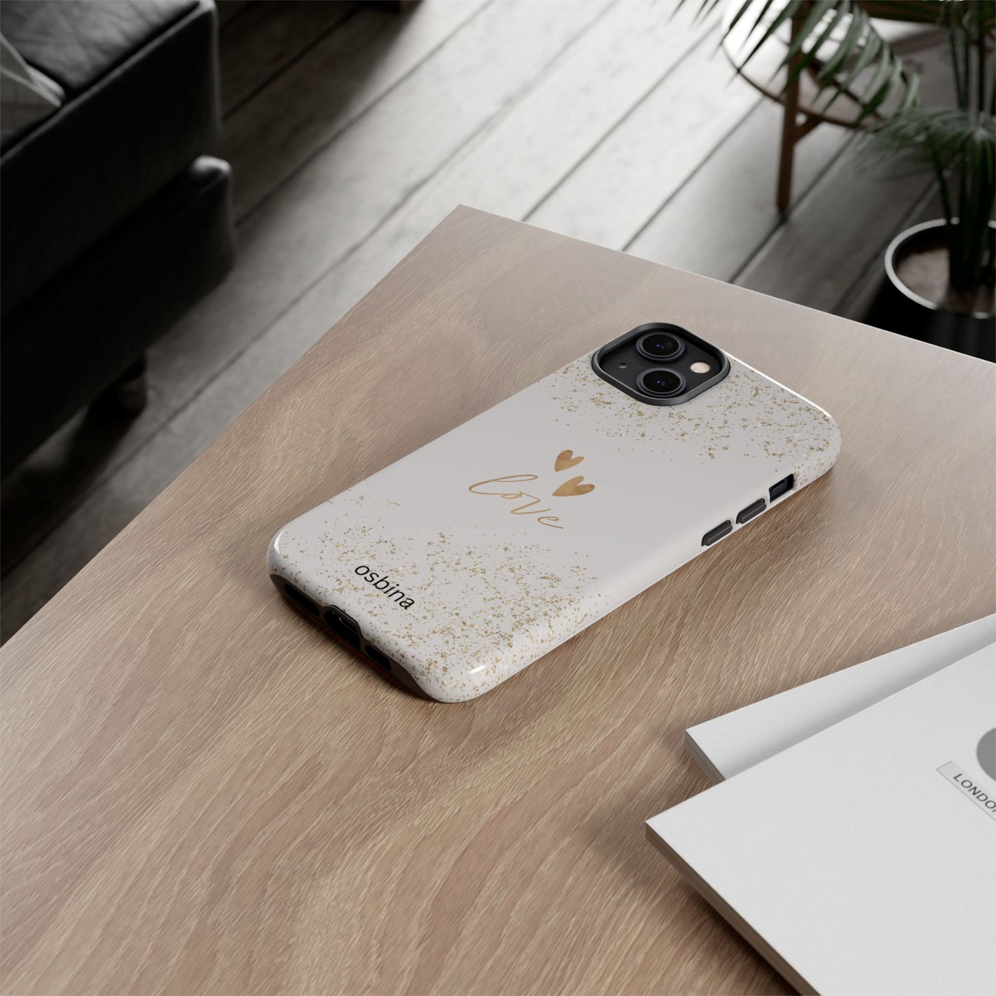 osbina | Golden Amour Phone Case | Modern Muse Collection