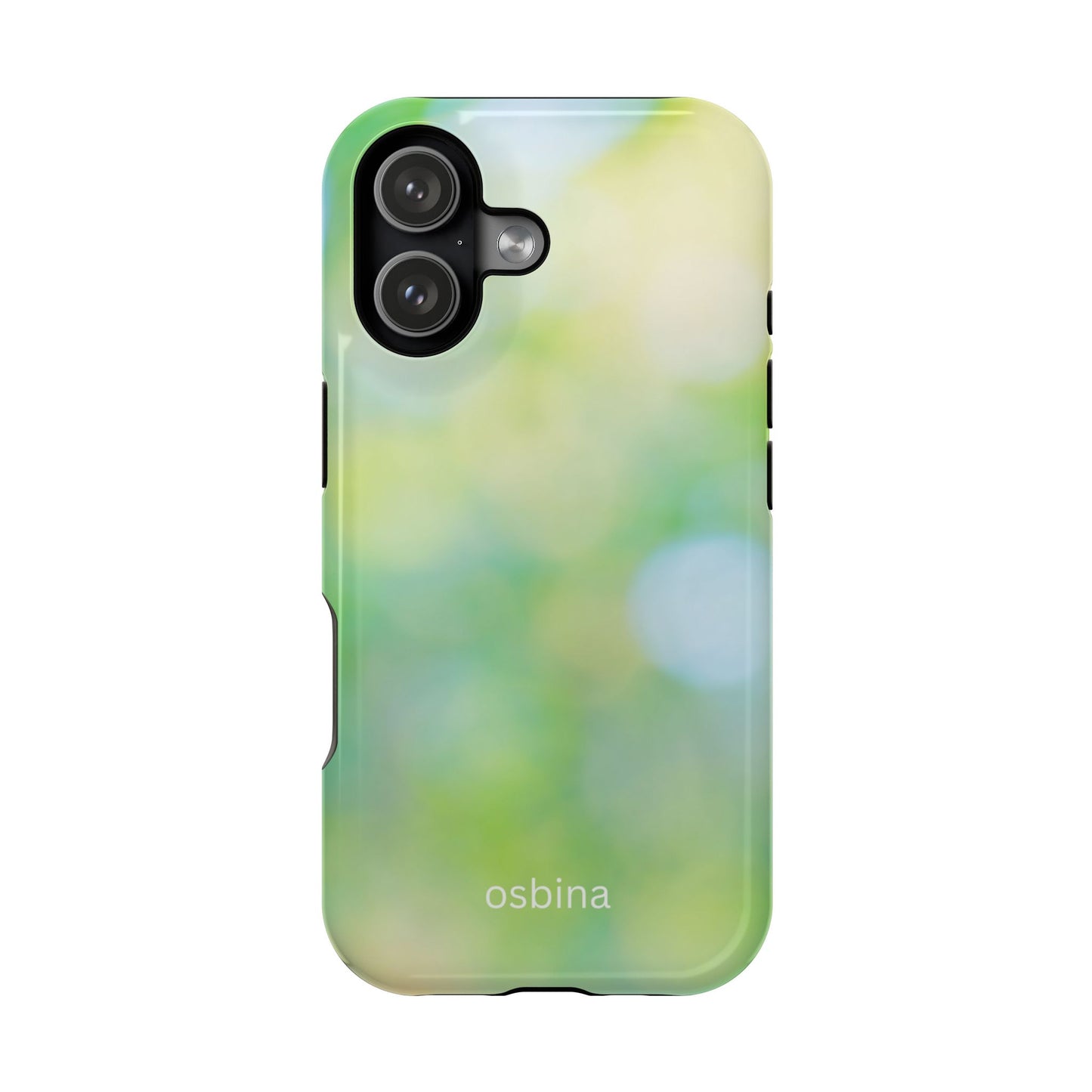 osbina | MagSafe compatible for iPhone | The Veridian Orbs Phone Case | Color Edit Collection