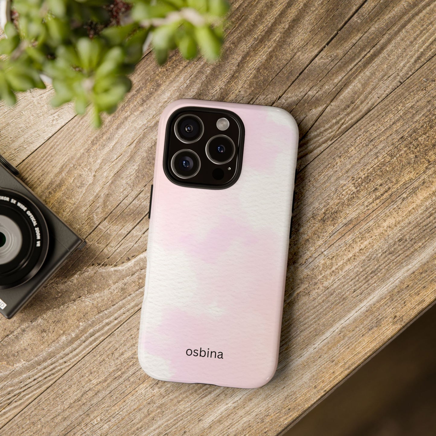 osbina | Pink Cotton Cloud Phone Case | Modern Muse Collection
