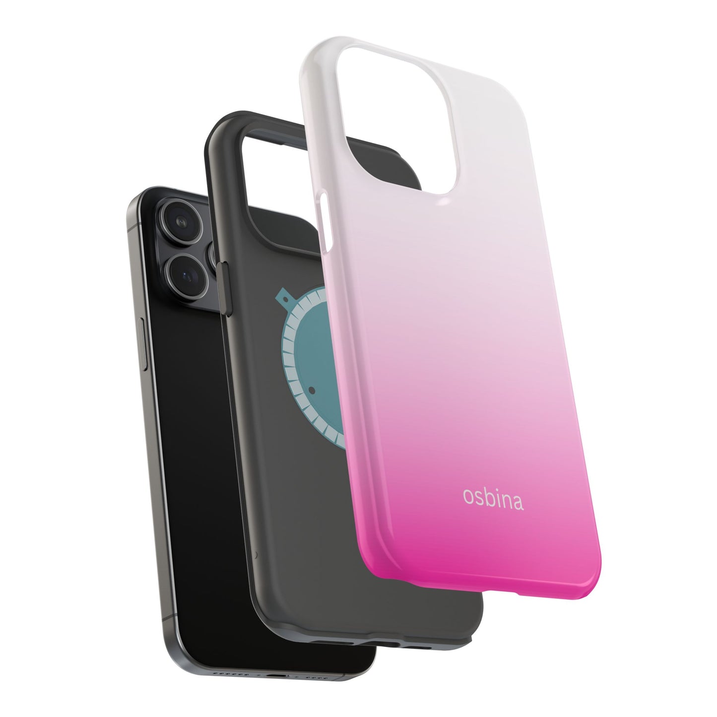 osbina | MagSafe compatible for iPhone | The Radiant Ombre Case | YAYOU Collection Supporting Shine Like Sable