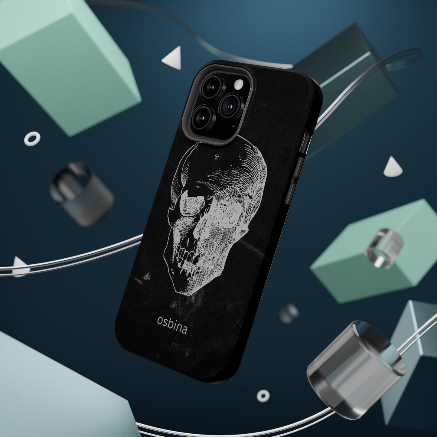 osbina | MagSafe compatible for iPhone | Skull Phone Case | Season Collective Collection