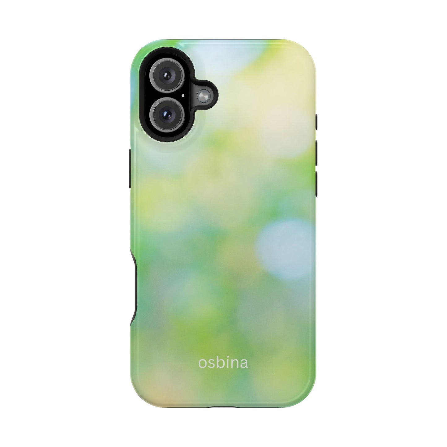 osbina | MagSafe compatible for iPhone | The Veridian Orbs Phone Case | Color Edit Collection