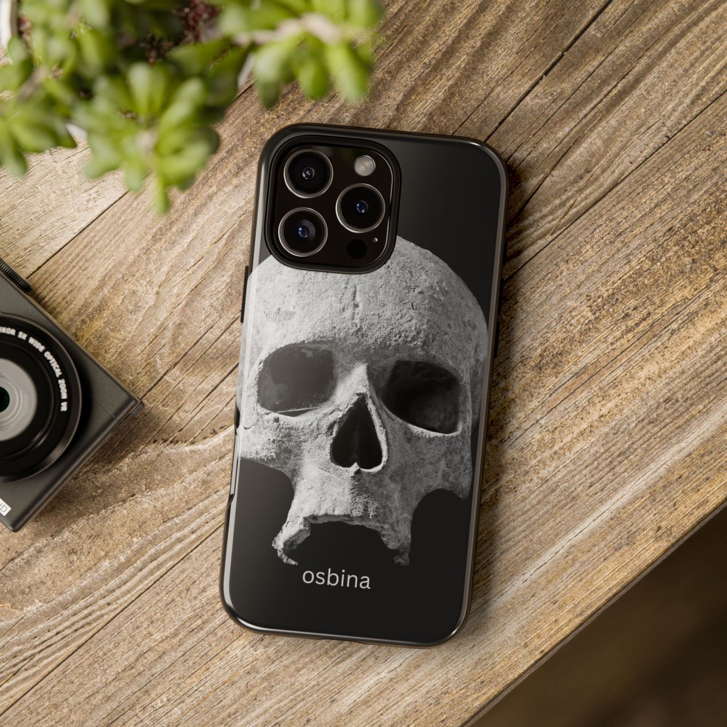 osbina | White Skull Phone Case | Season Collective Collection