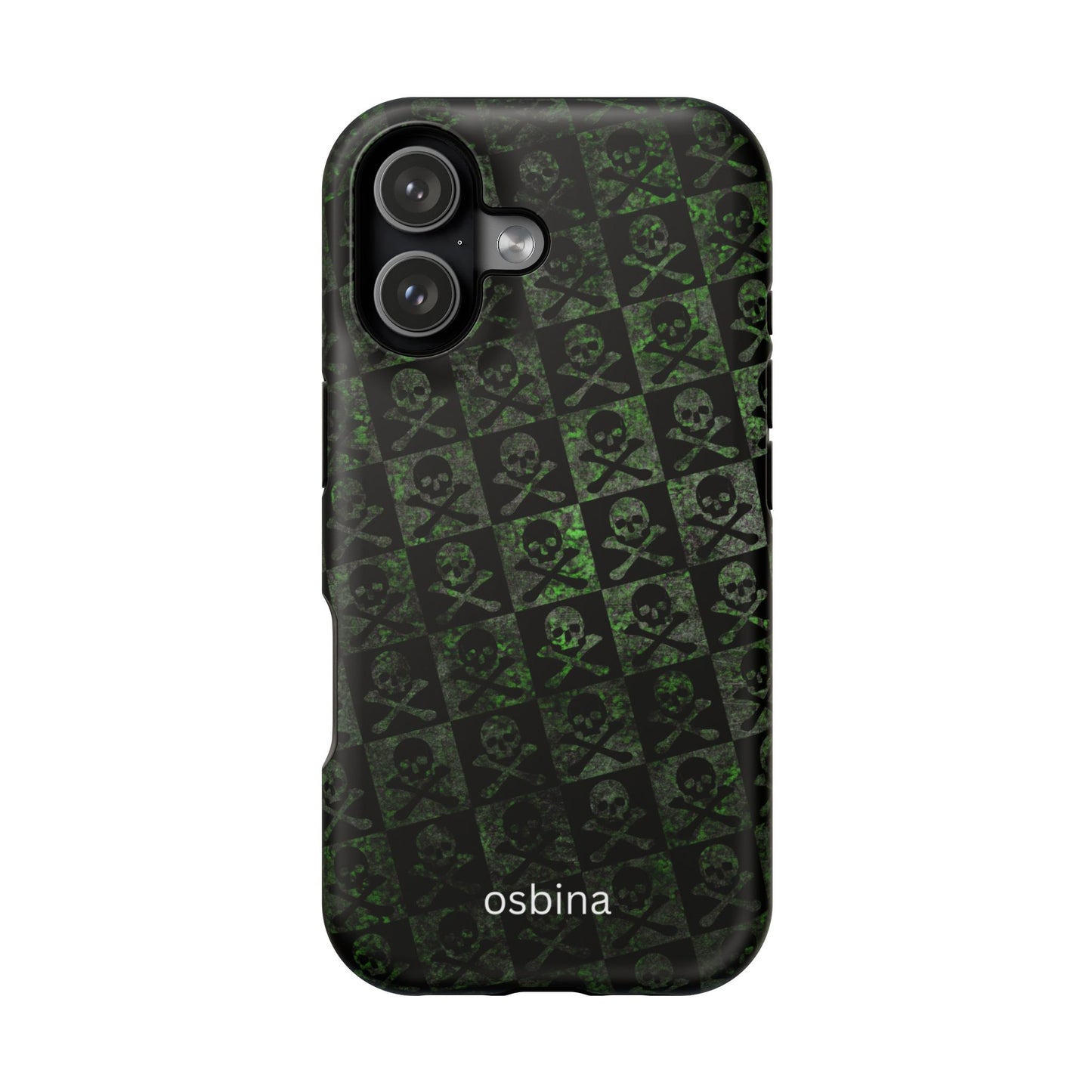 osbina | MagSafe compatible for iPhone | Skull & Crossbones Phone Case | Season Collective Collection