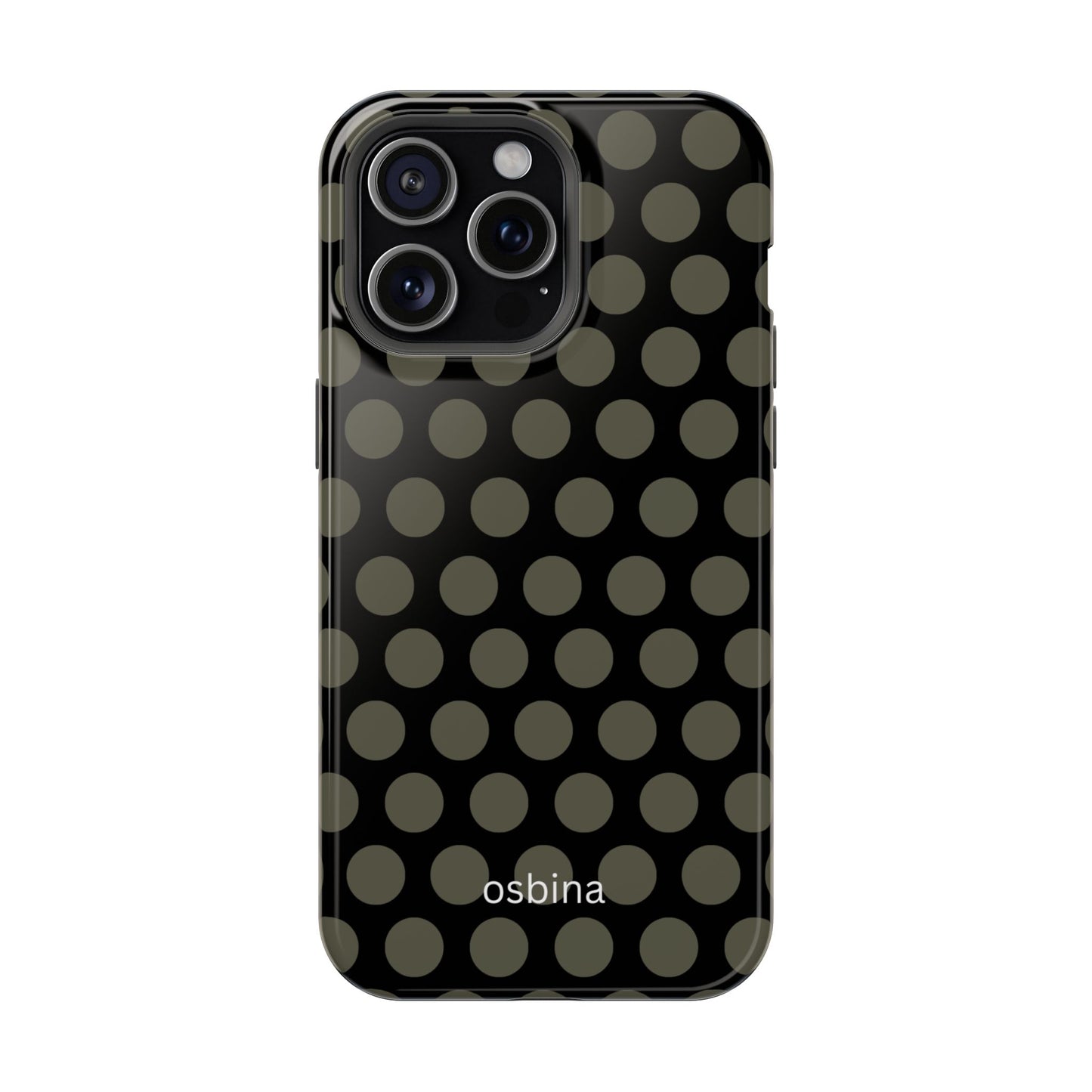 osbina | MagSafe compatible for iPhone | Onyx Chic Phone Case | Modern Muse Collection