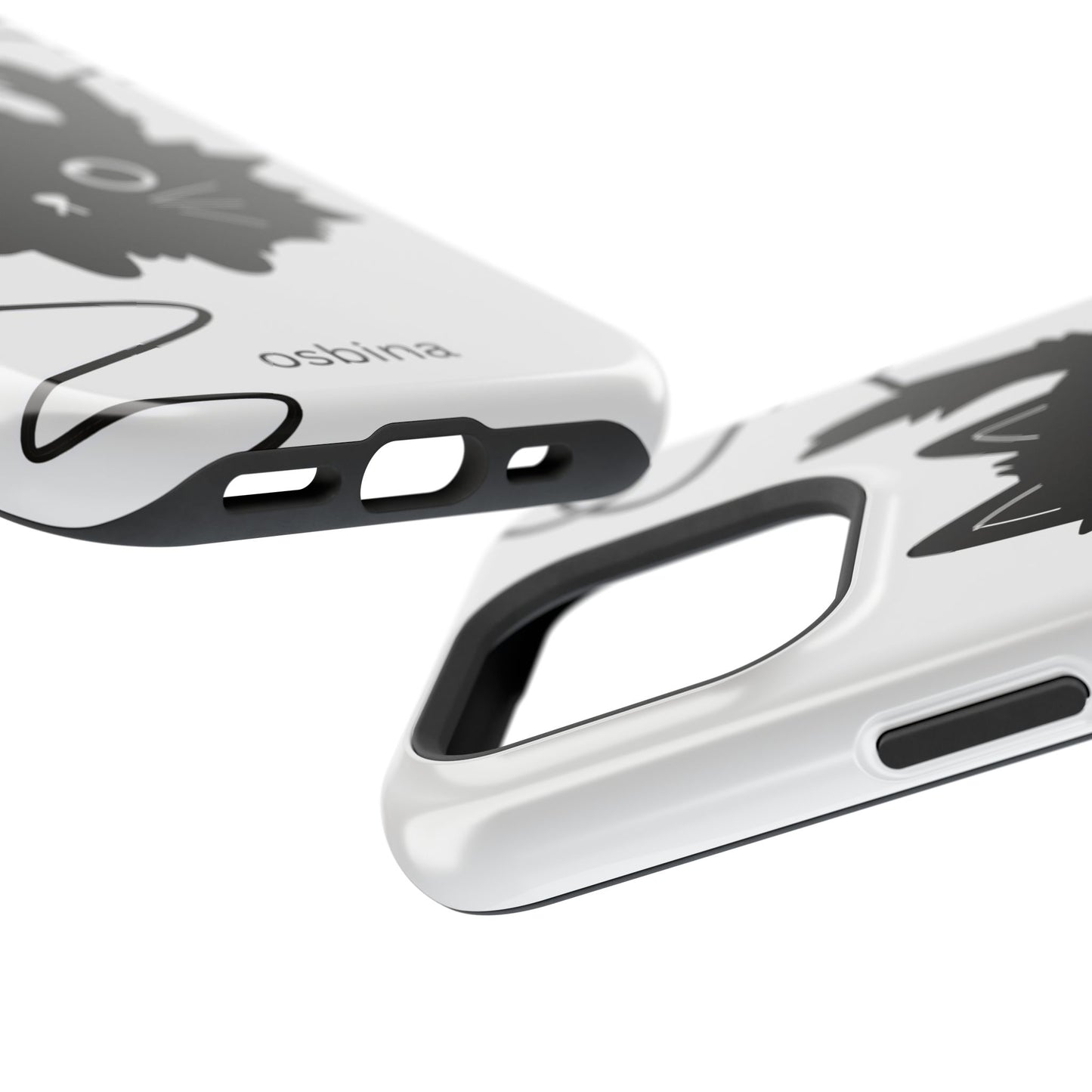 osbina | MagSafe compatible for iPhone | Midnight Couture Cat Phone Case | Season Collective Collection