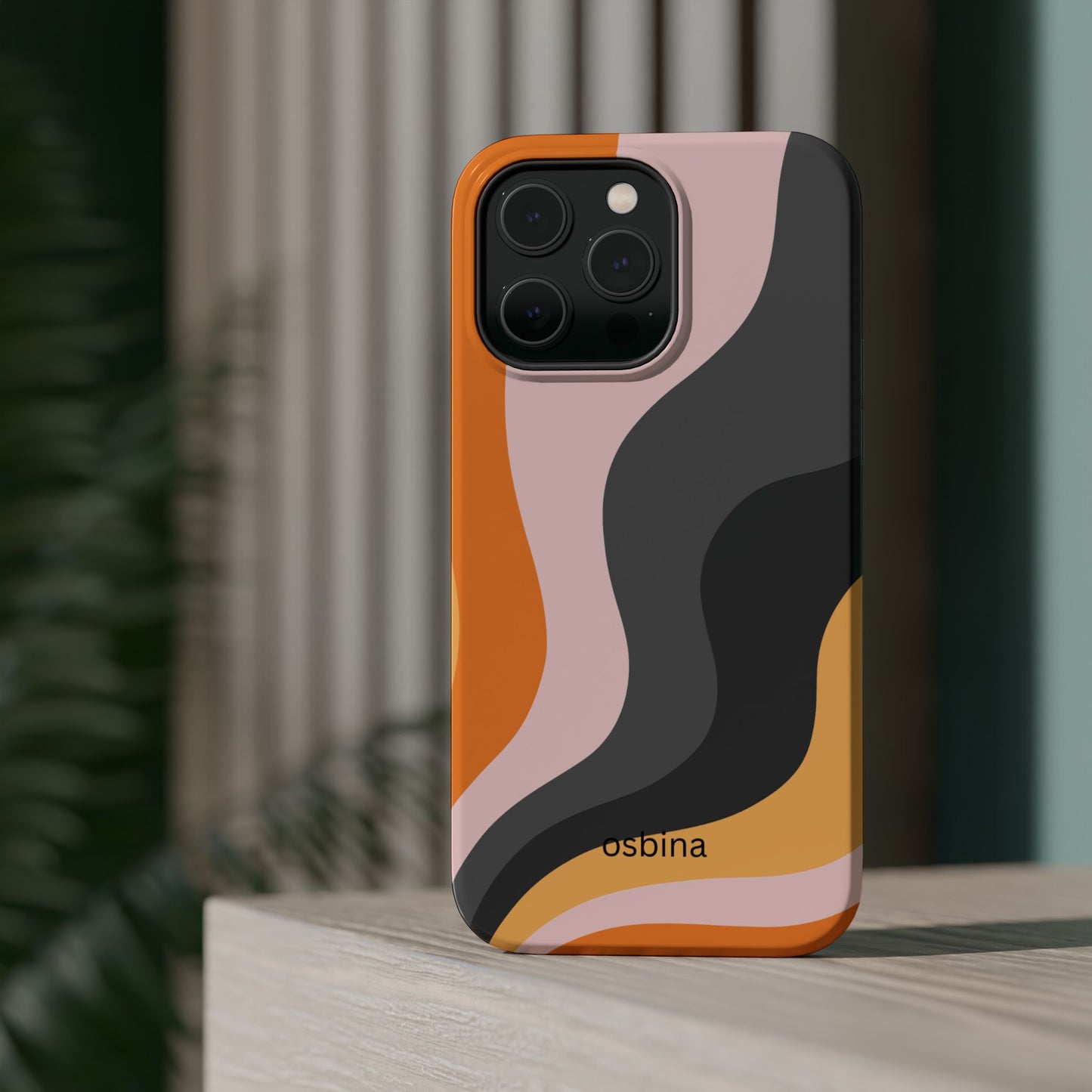 osbina | MagSafe Compatible for iPhone | The Case That Says “Fall, But Make It Fashion” | Retro Swirl Edition | The Season Collective
