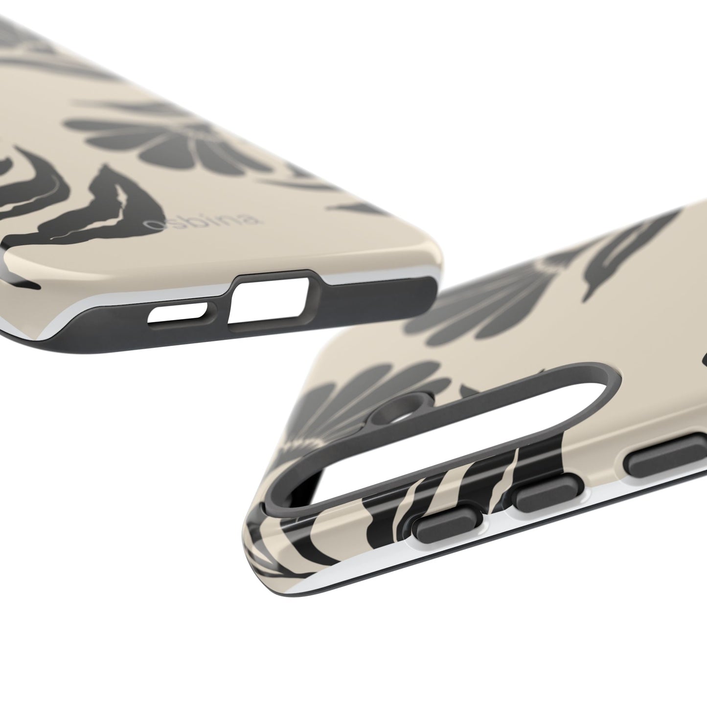 osbina | Obsidian Bloom Flower Phone Case | Modern Muse Collection