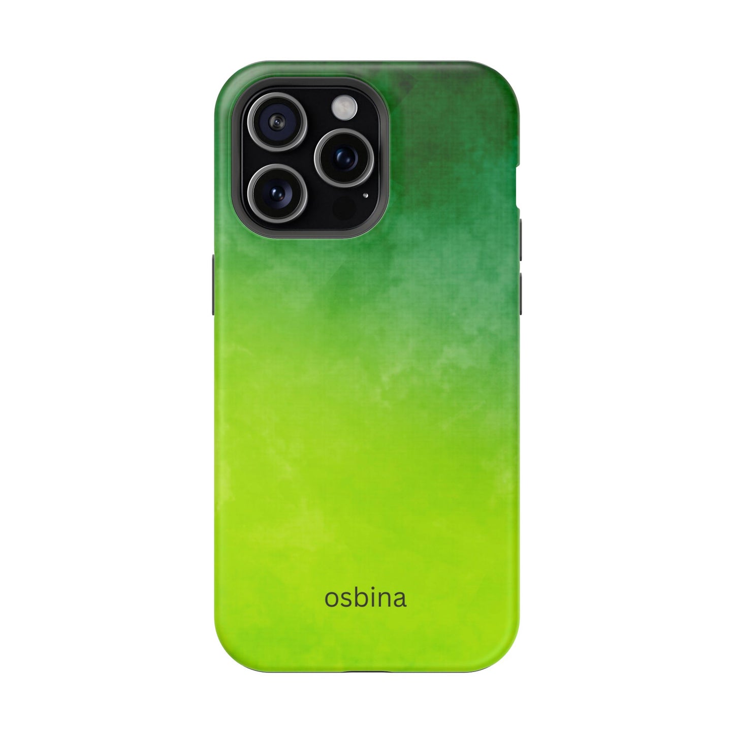 osbina | MagSafe compatible for iPhone | The Verde Glow Phone Case | Color Edit Collection