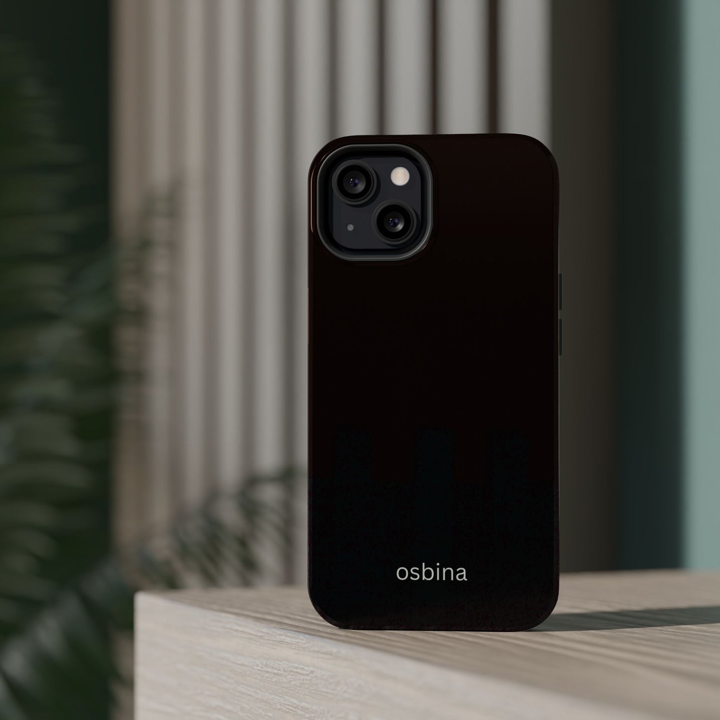 osbina | MagSafe compatible for iPhone | The Onyx Phone Case | Modern Man Collection