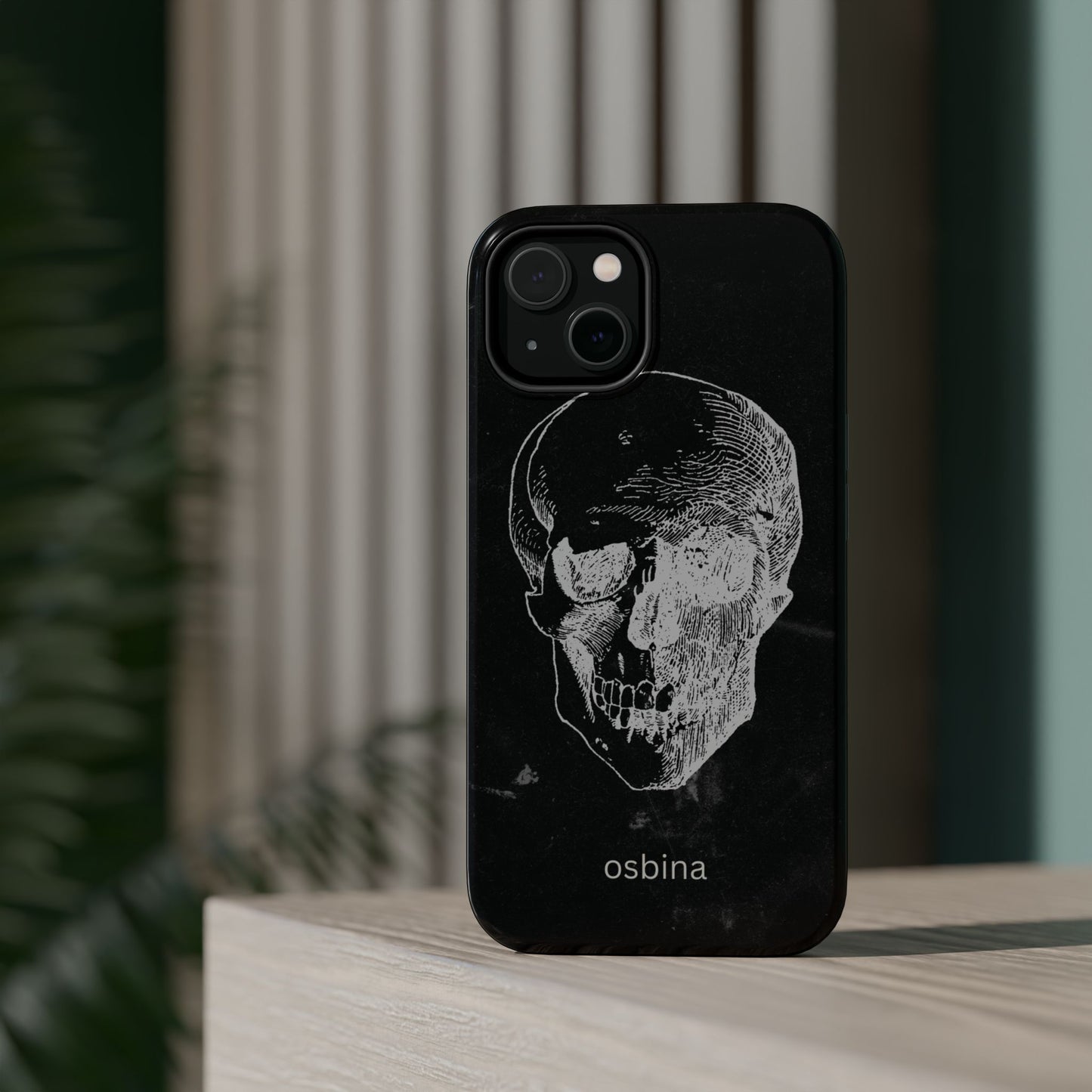 osbina | MagSafe compatible for iPhone | Skull Phone Case | Season Collective Collection