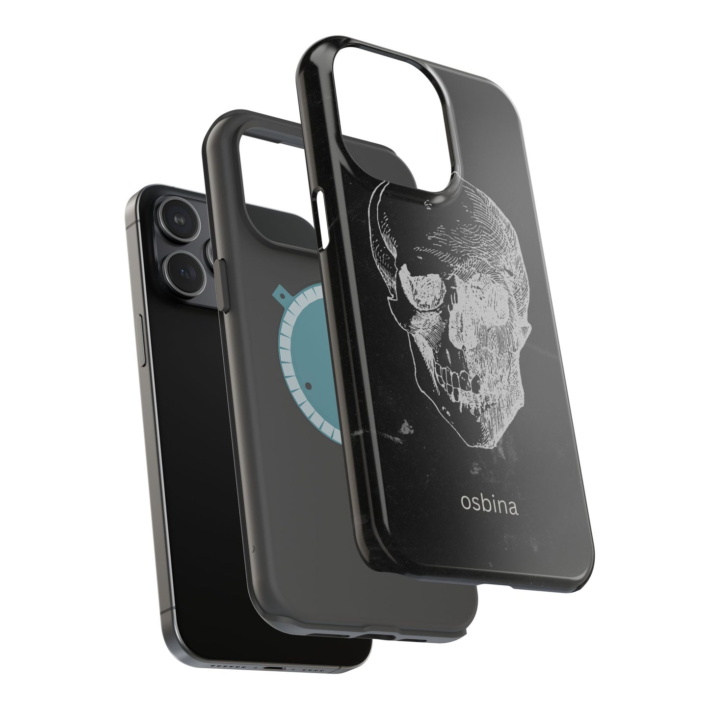 osbina | MagSafe compatible for iPhone | Skull Phone Case | Season Collective Collection