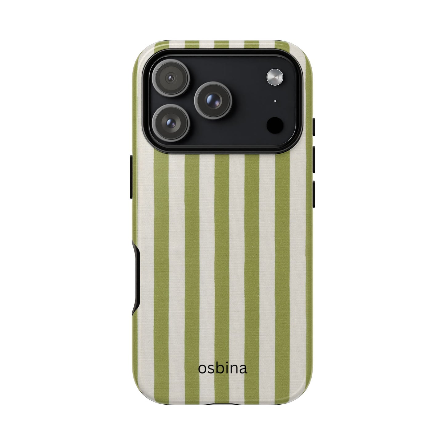 osbina | Verde Stripe Phone Case | Color Edit Collection