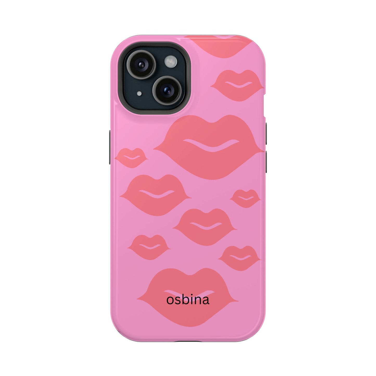 osbina | MagSafe compatible for iPhone | Besos Hot Lips Phone Case | Modern Muse Collection