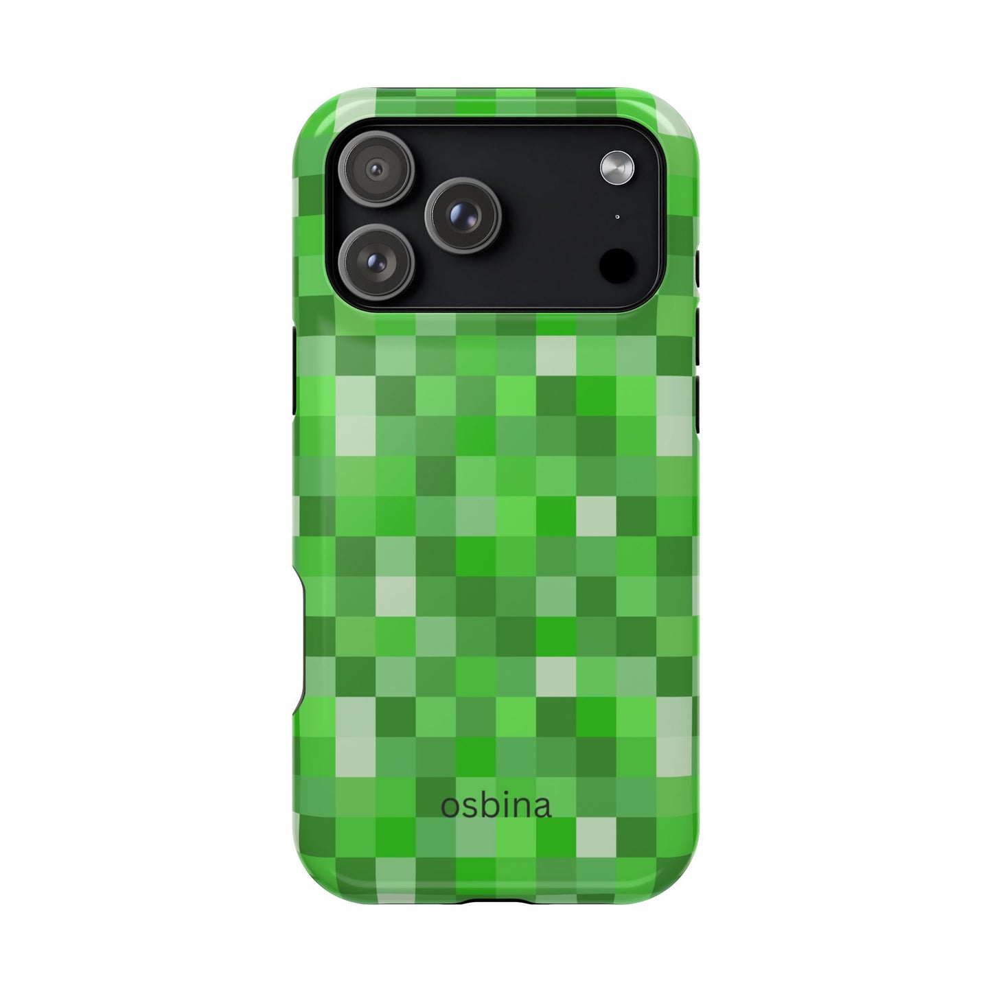 osbina | MagSafe compatible for iPhone | Mosaic Viridis Phone Case | Color Edit Collection