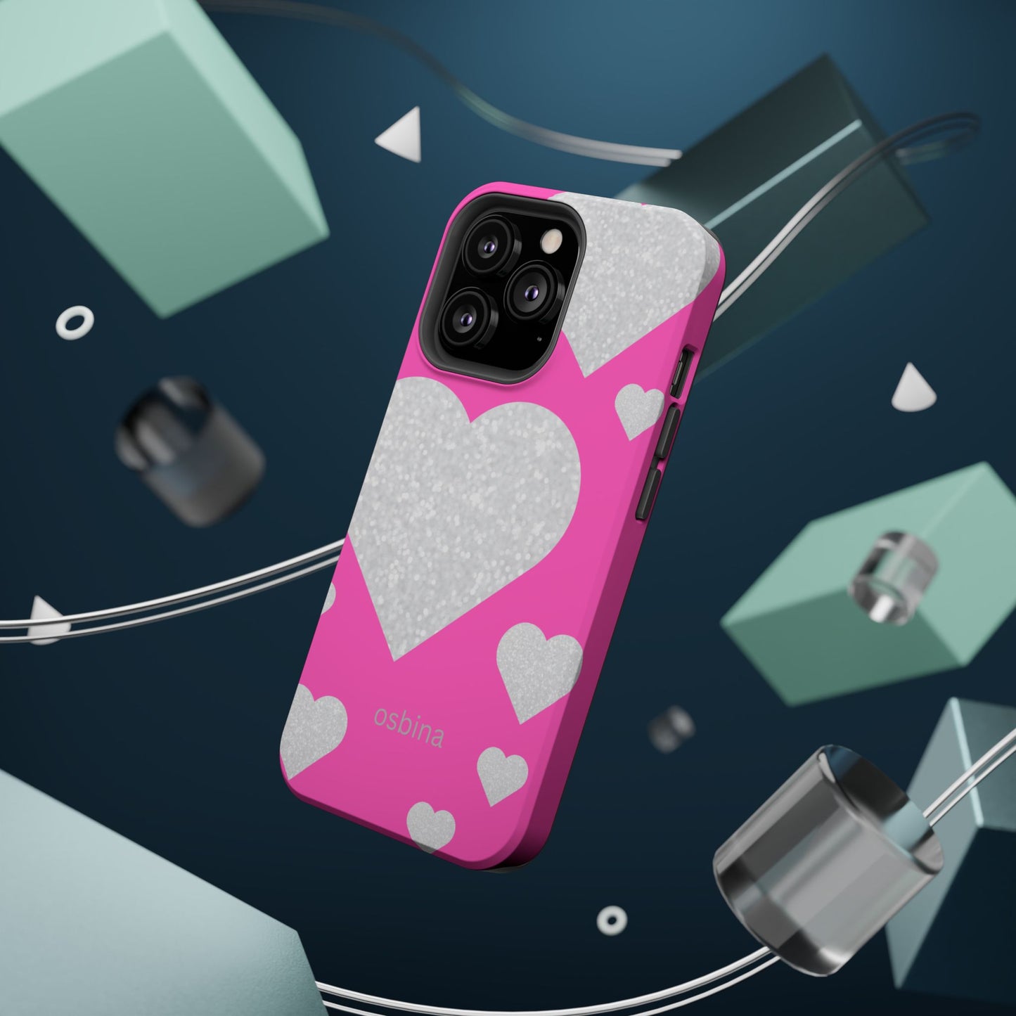 osbina | MagSafe compatible for iPhone | The Shimmering Love Case | YAYOU Collection Supporting Shine Like Sable